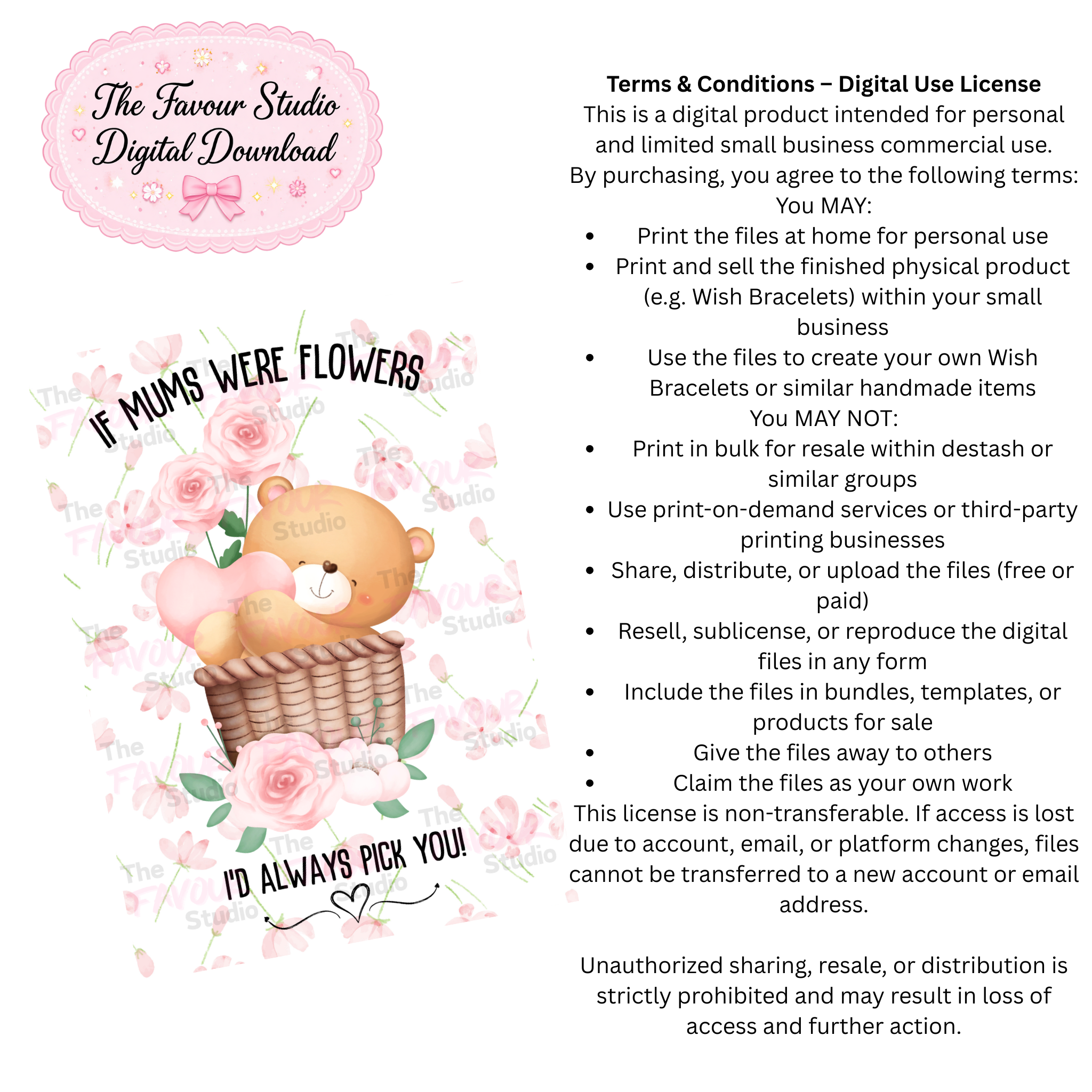 DIGITAL TFS - If Mums Were Flowers