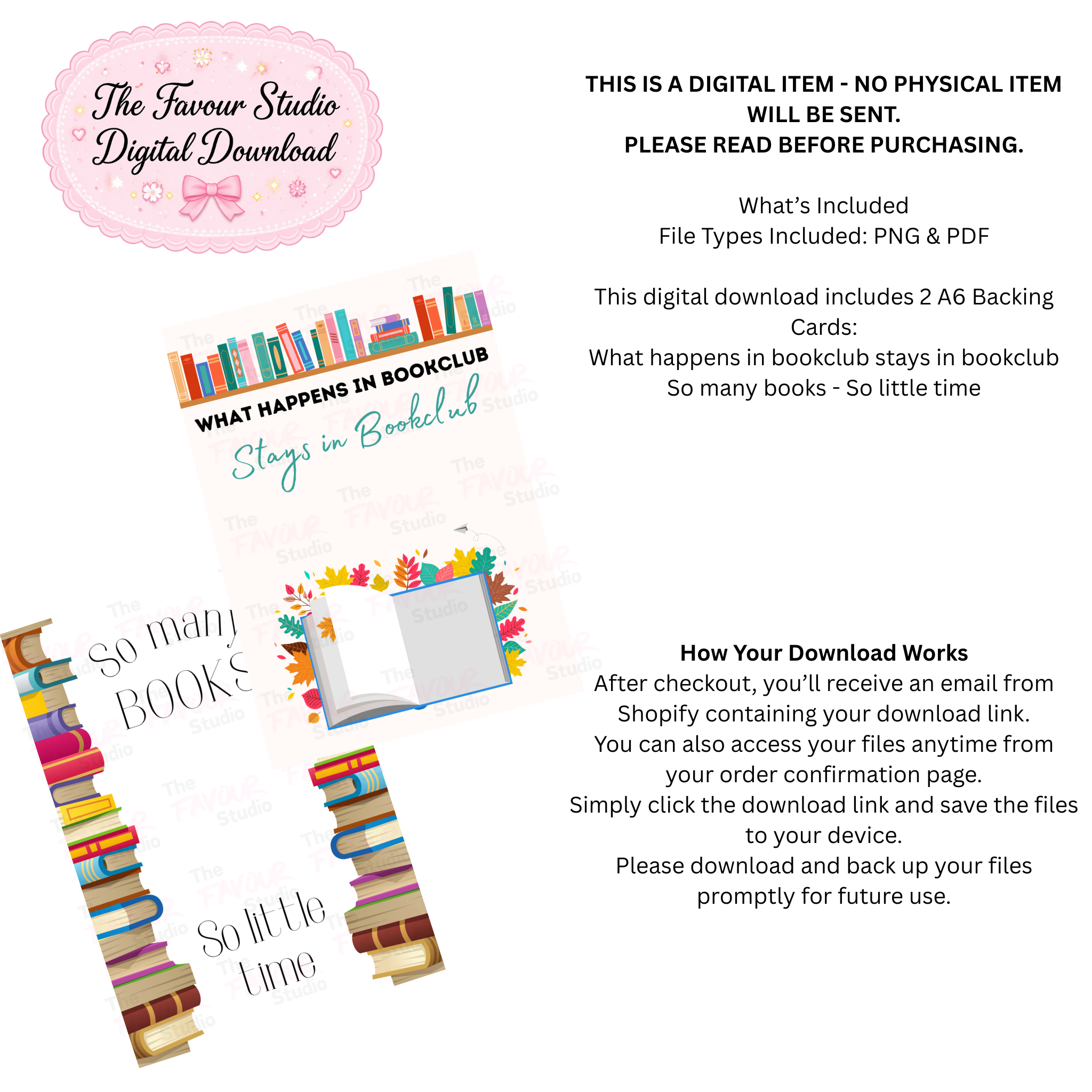 DIGITAL TFS - So Many Books / Bookclub