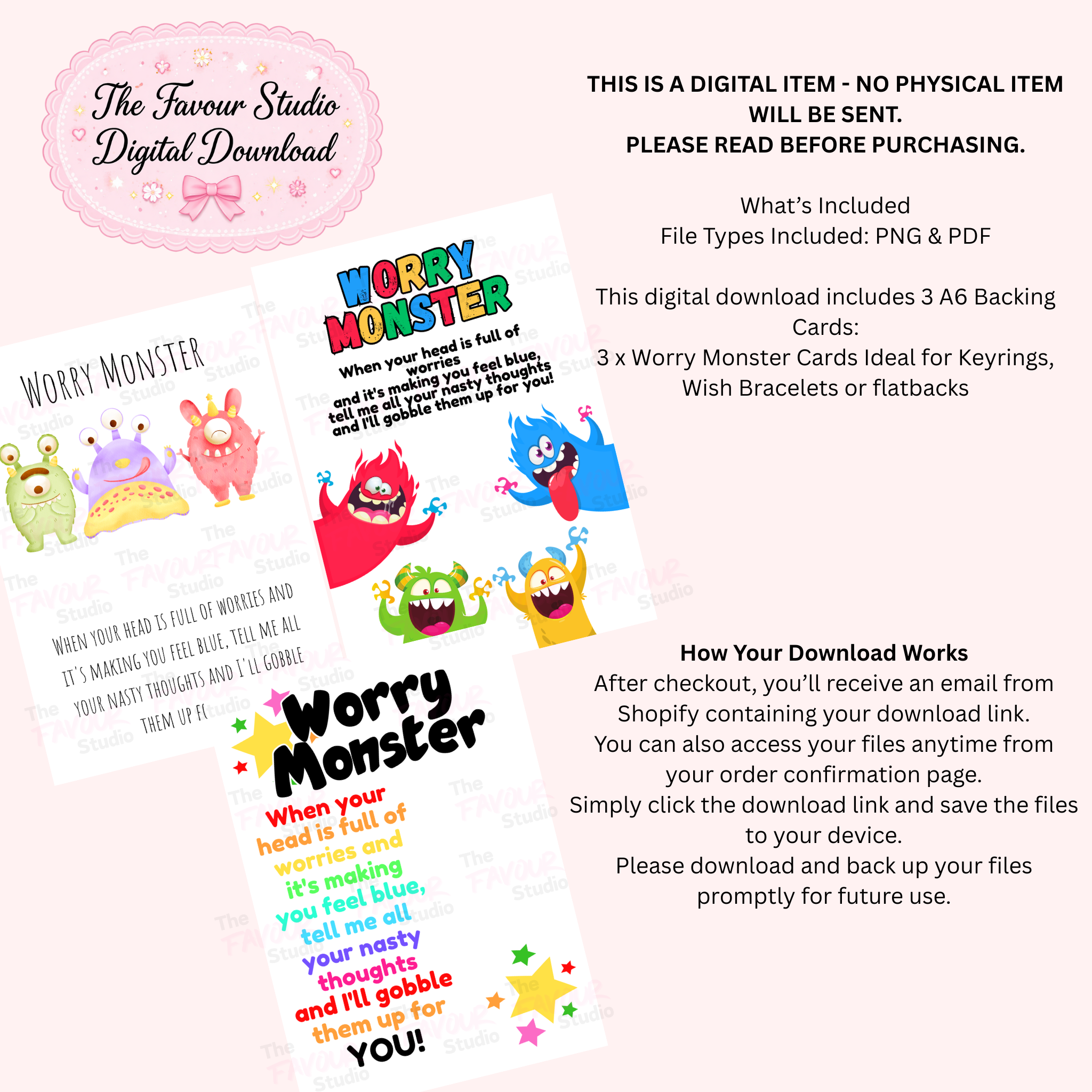 DIGITAL TFS - Worry Monsters