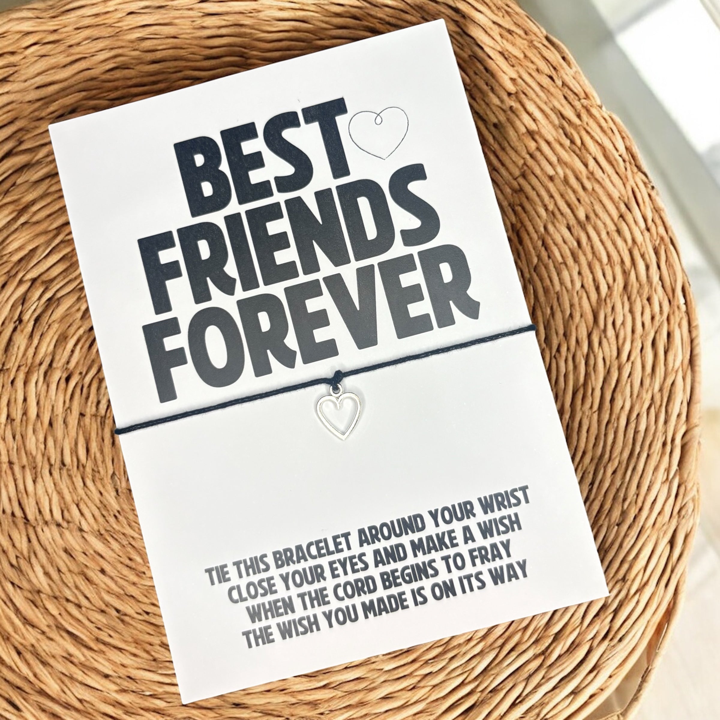 10 x 'Best friends forever' Bracelets A6
