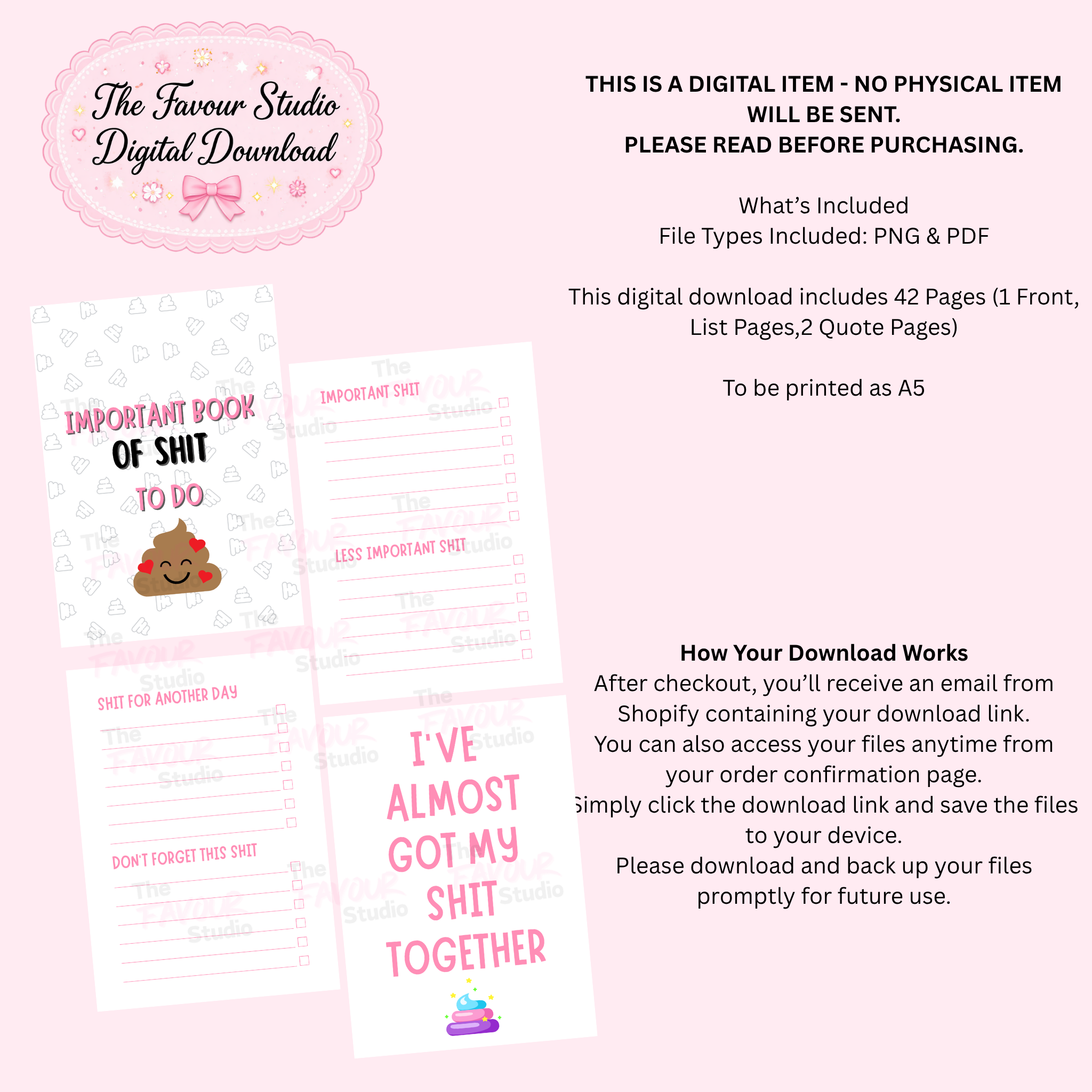 DIGITAL TFS - Important Book of Shit to do