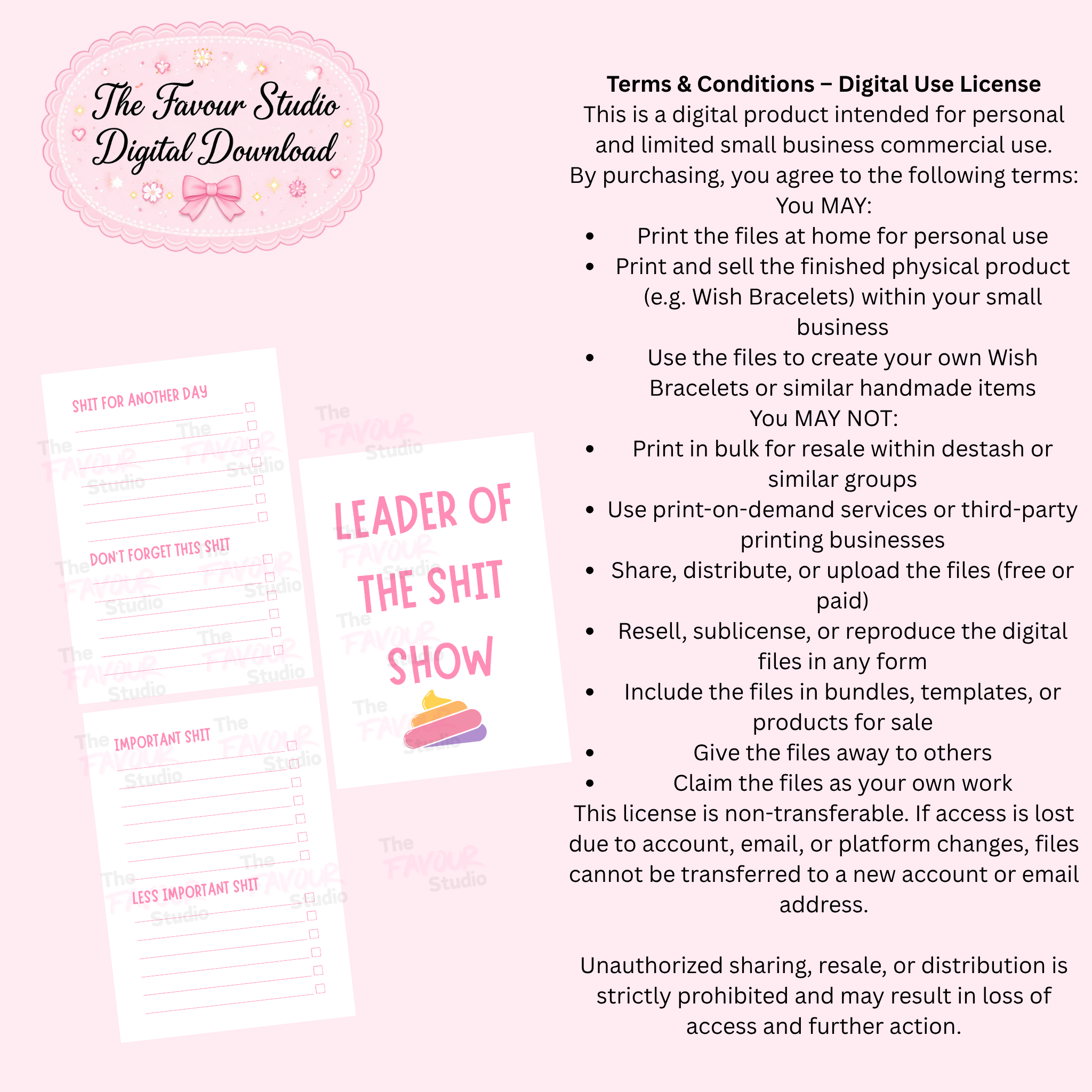 DIGITAL TFS - Important Book of Shit to do