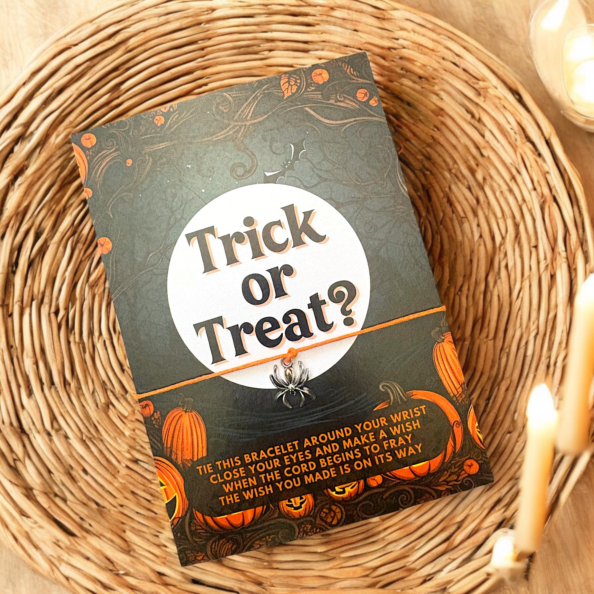 10 x 'Trick or Treat' Bracelets - A6