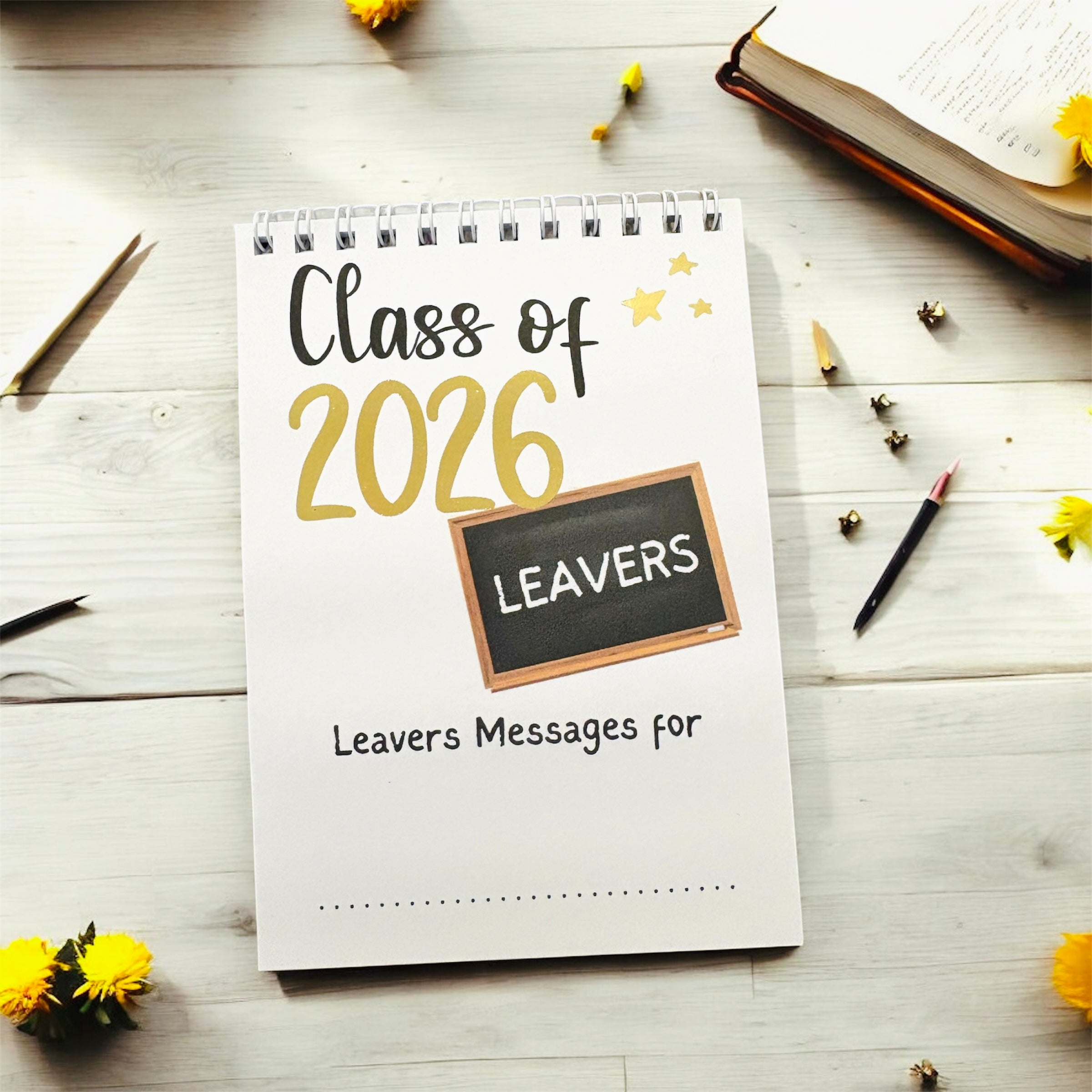 10 x A6 2026 Leaver Books Foiled