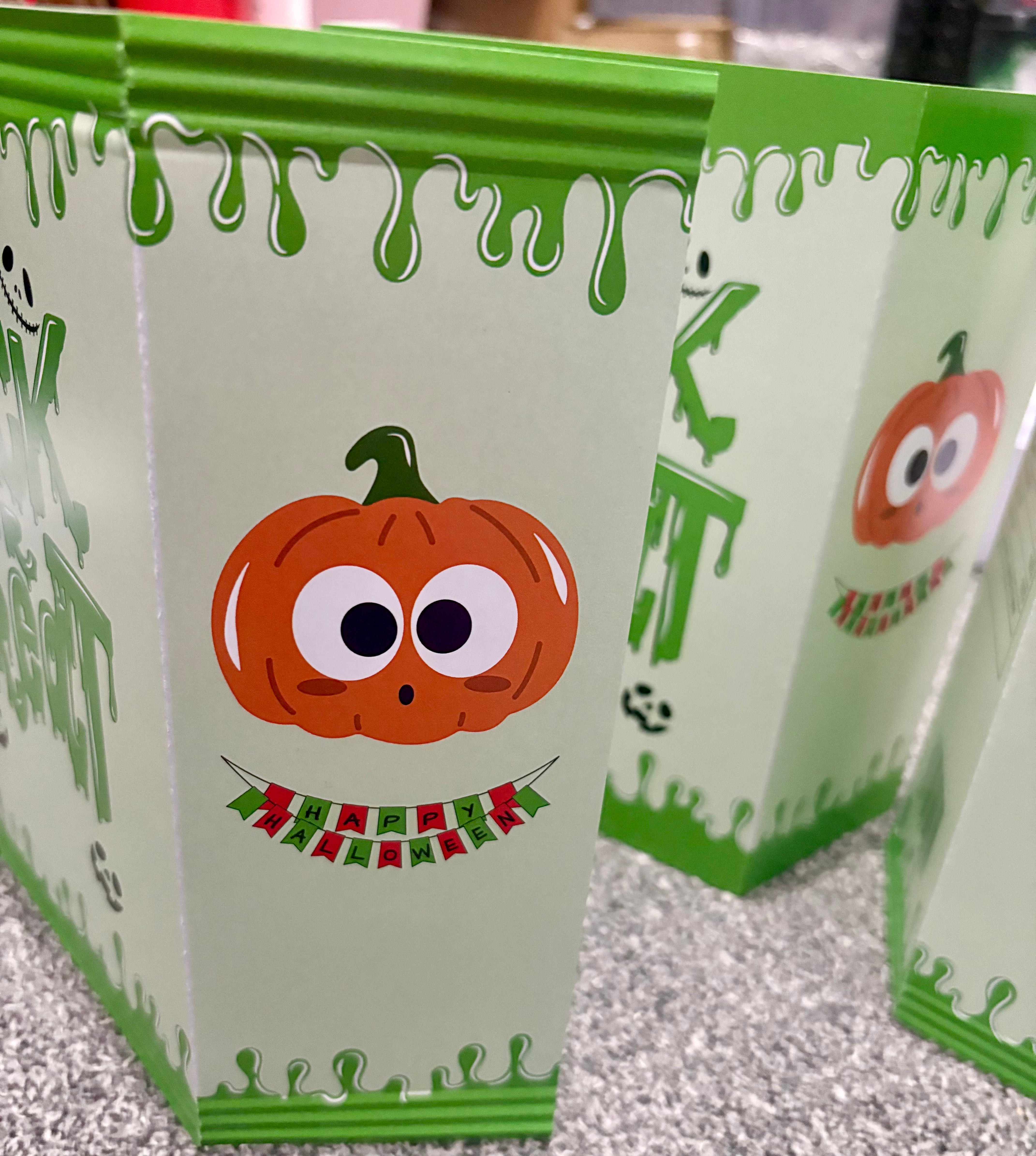 Clearance - 9 x (Green) Halloween Favour Packets - READ DESCRIPTION