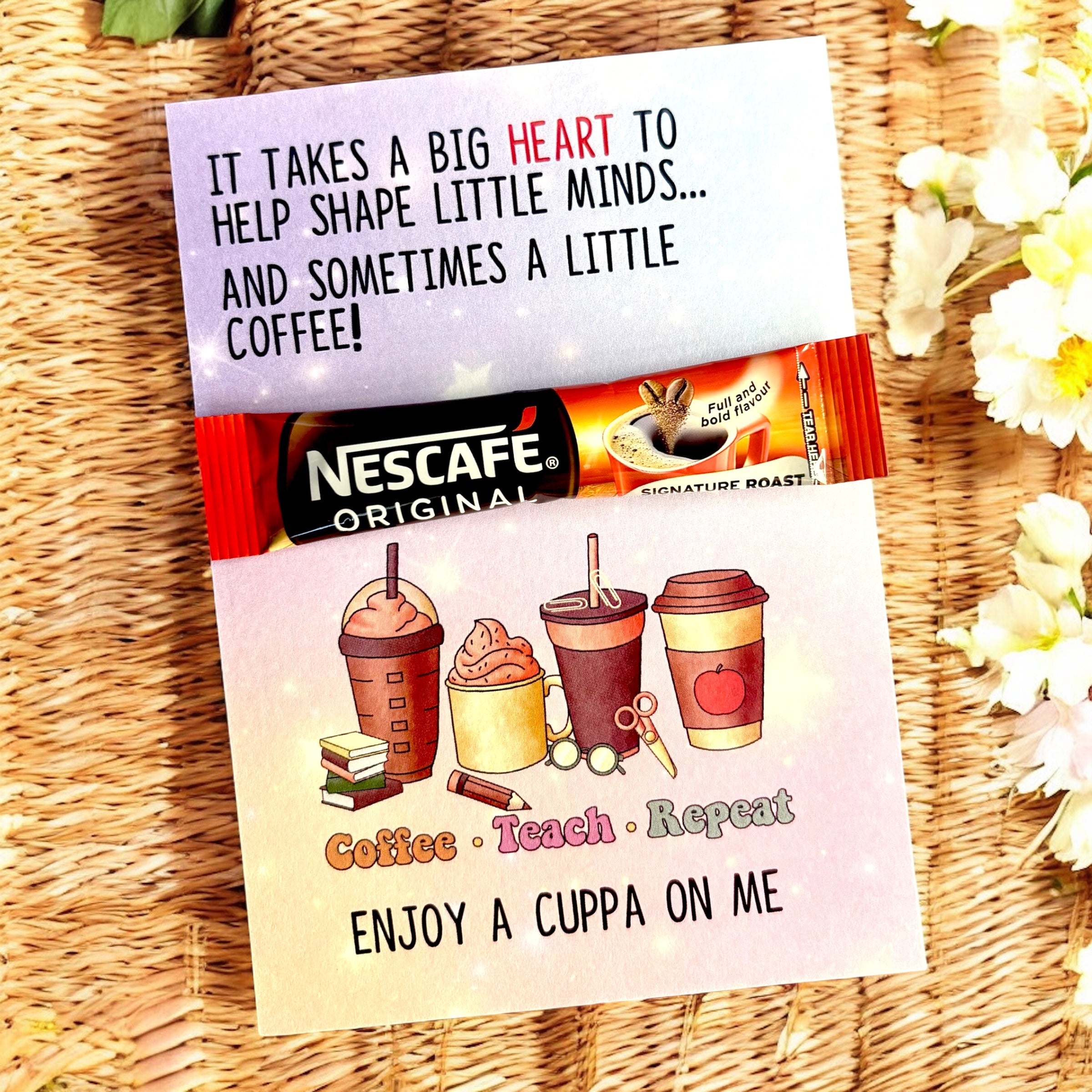 10 x 'It Takes A Big Heart' - Coffee - A6
