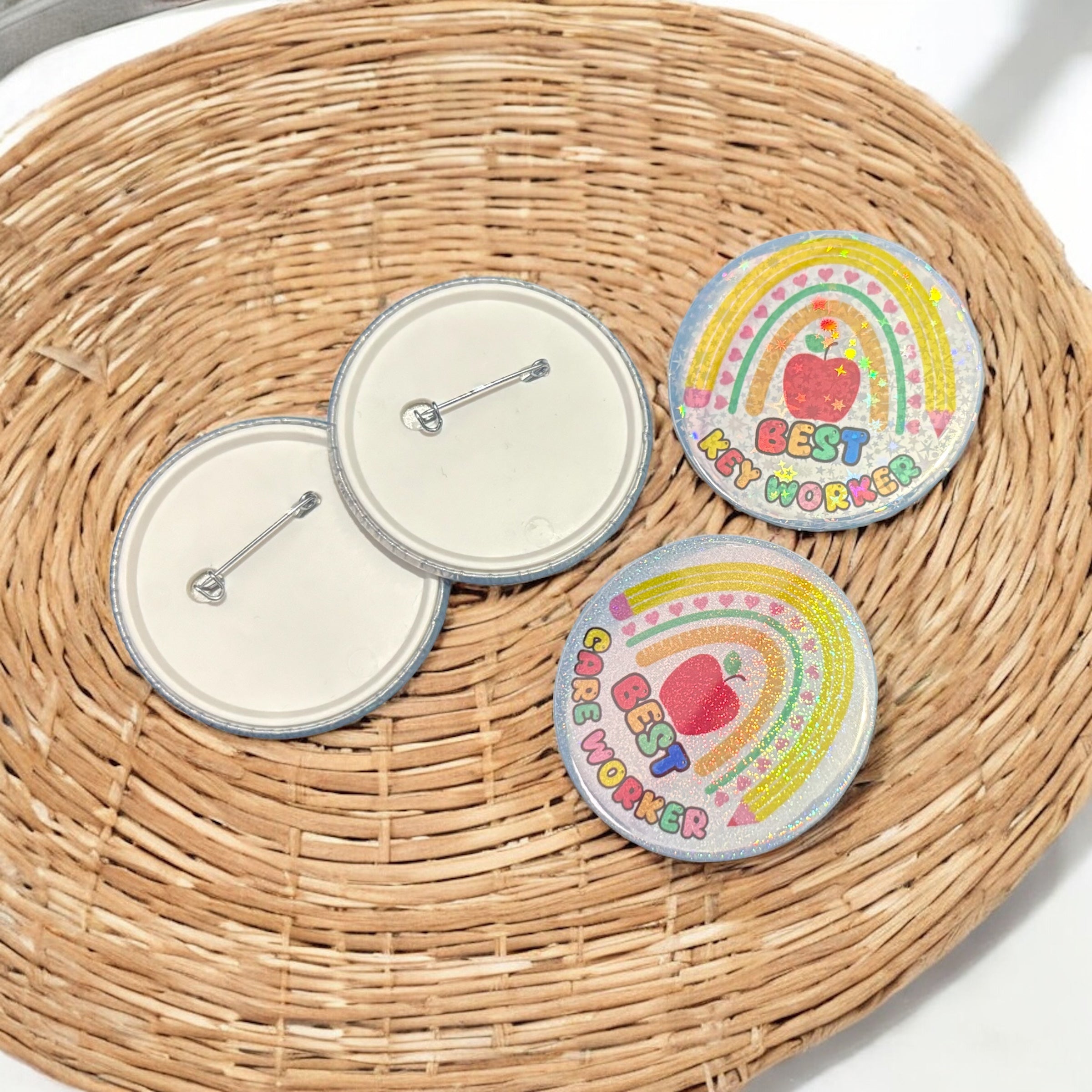 10 x 'Best' Teaching Badges - Badge ONLY