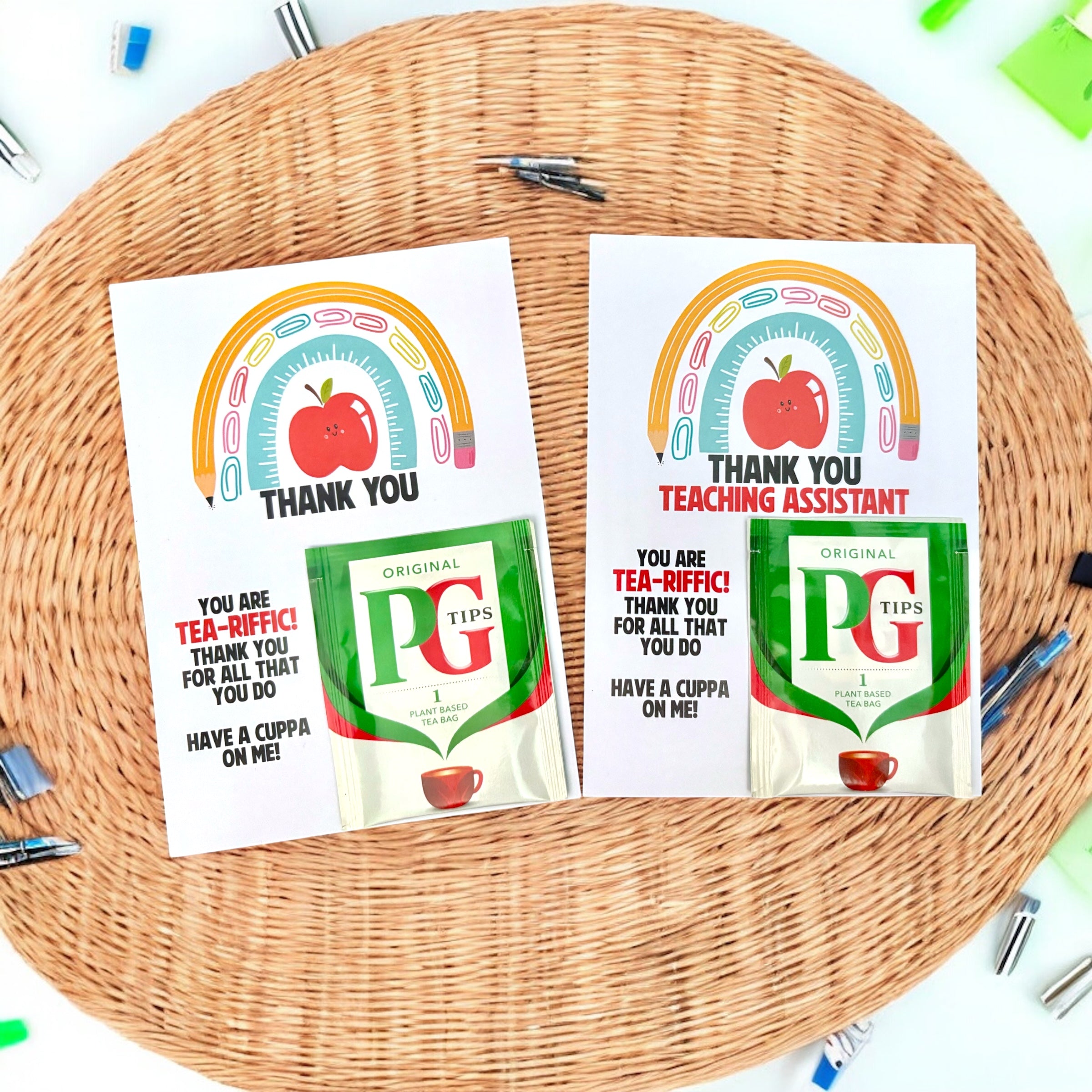 10 x 'Tea-Riffic! - Teaching - Tea Bag - A6