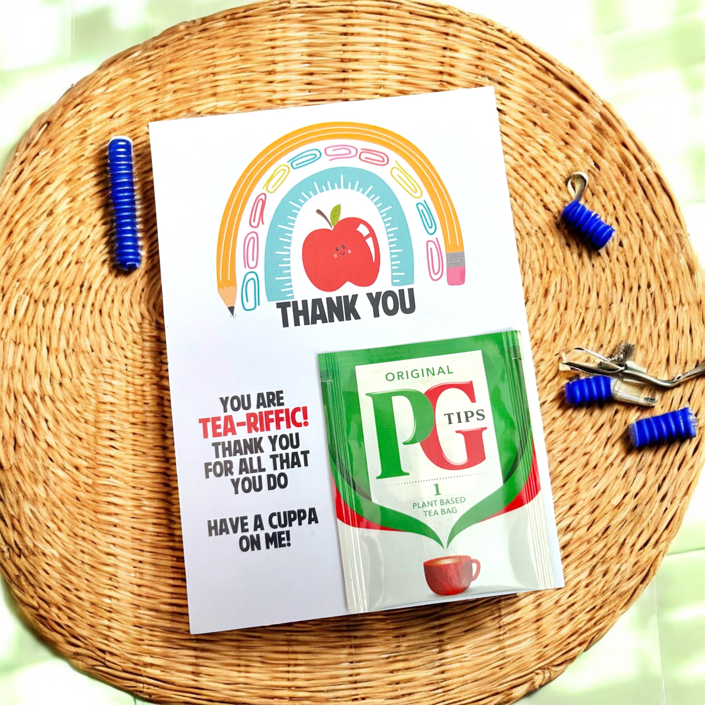 10 x 'Tea-Riffic! - Teaching - Tea Bag - A6