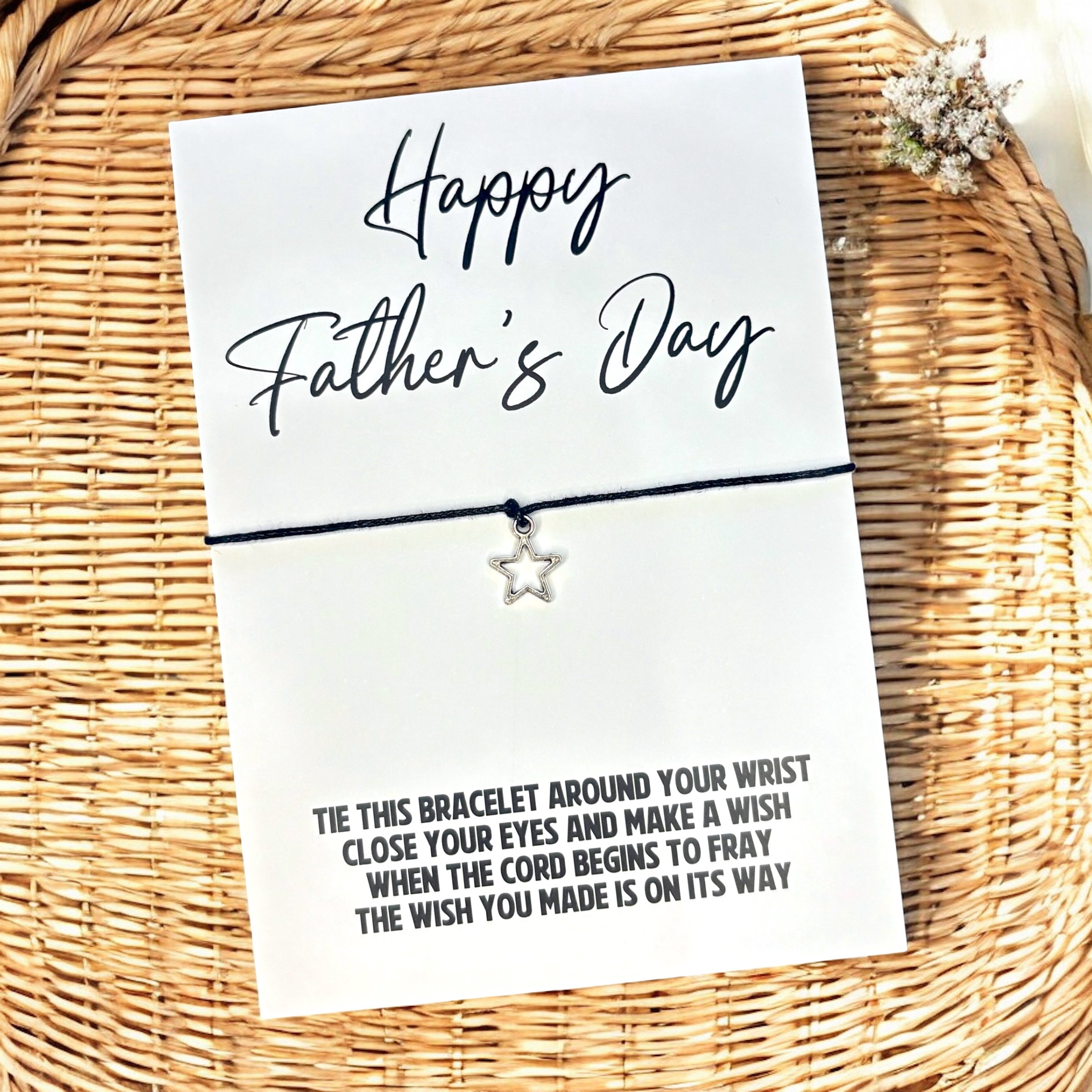 10 x 'Happy Father's Day' Bracelets - A6