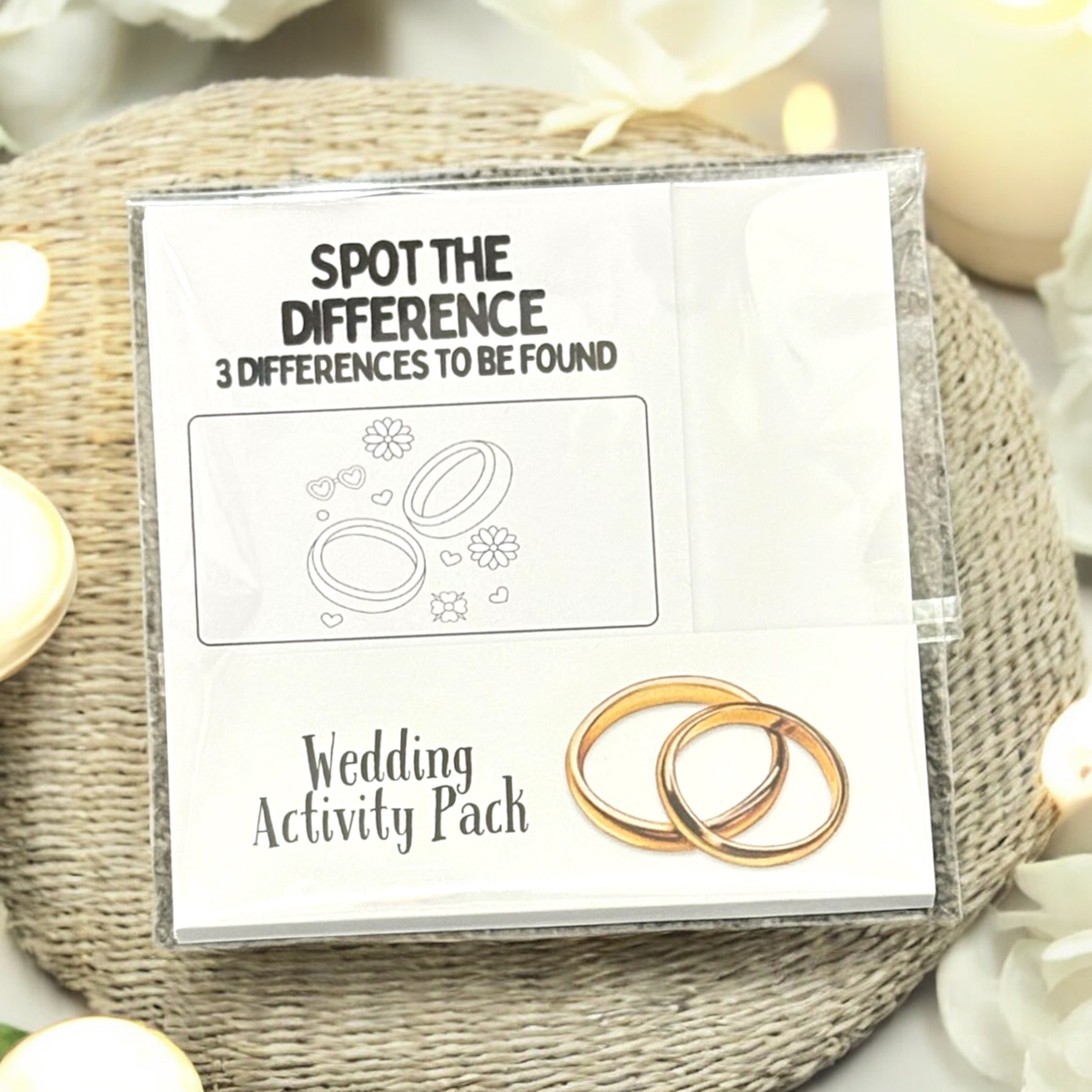 10 x A6 Wedding Activity Pack