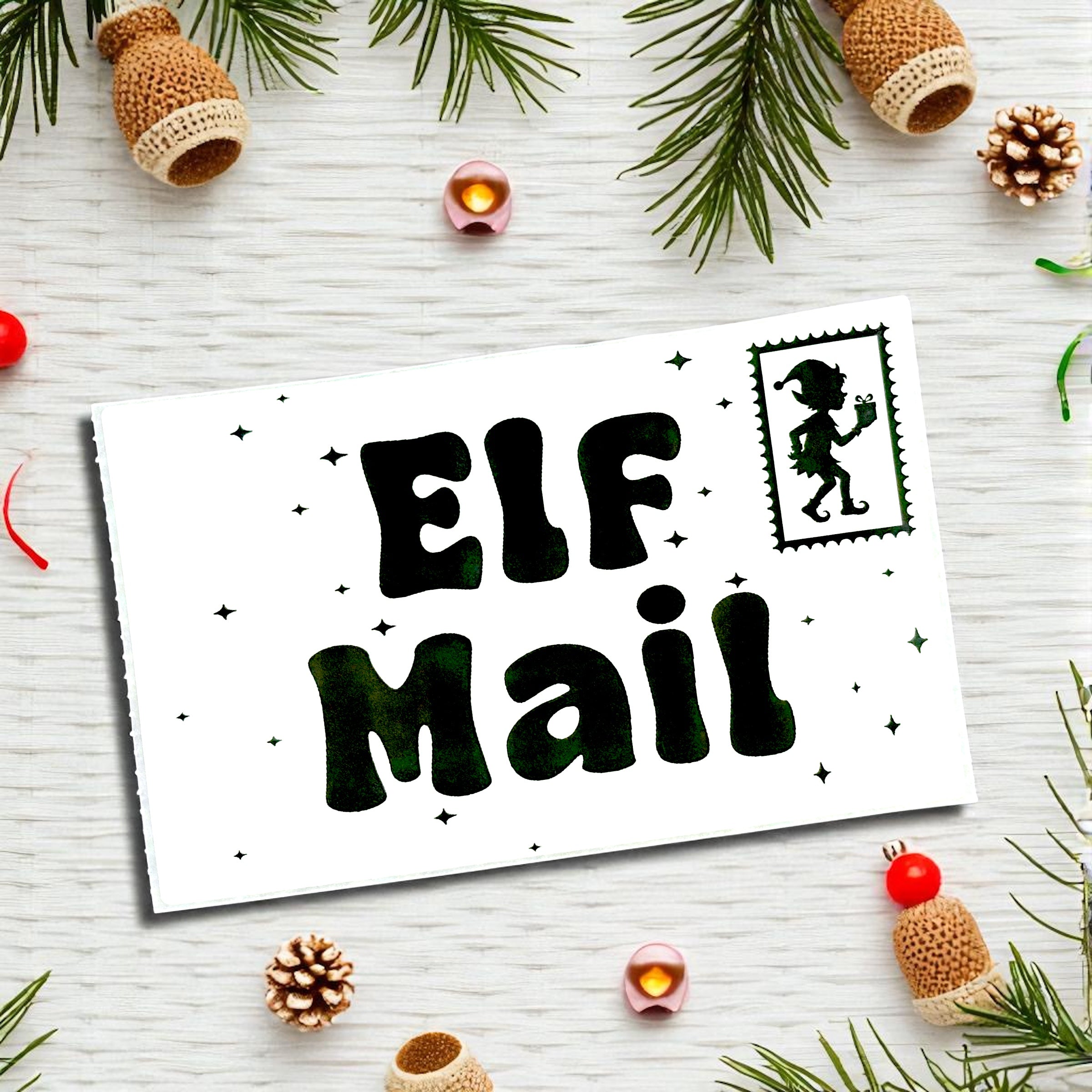 10 x Elf Mail Labels