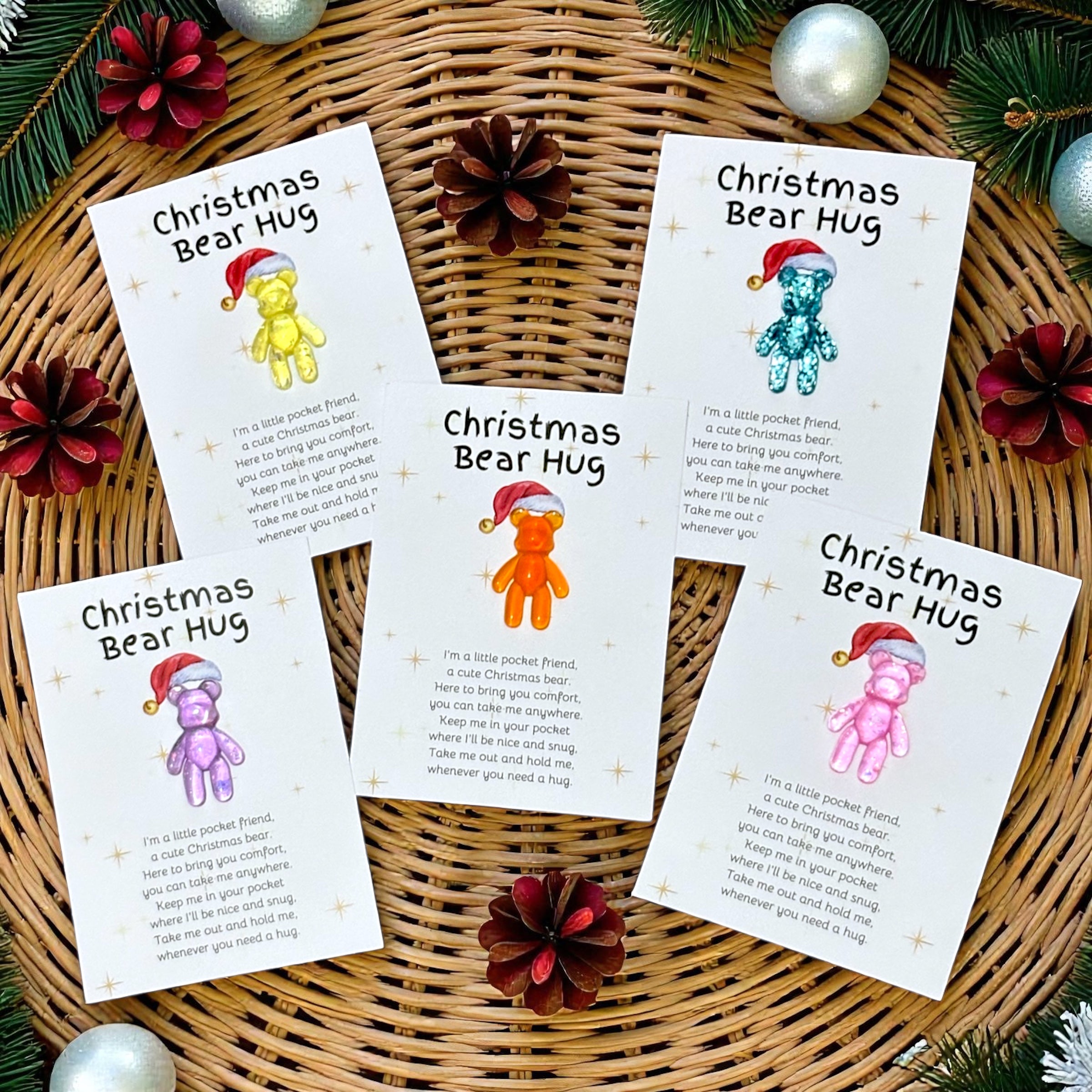 10 x Christmas Bear Hug