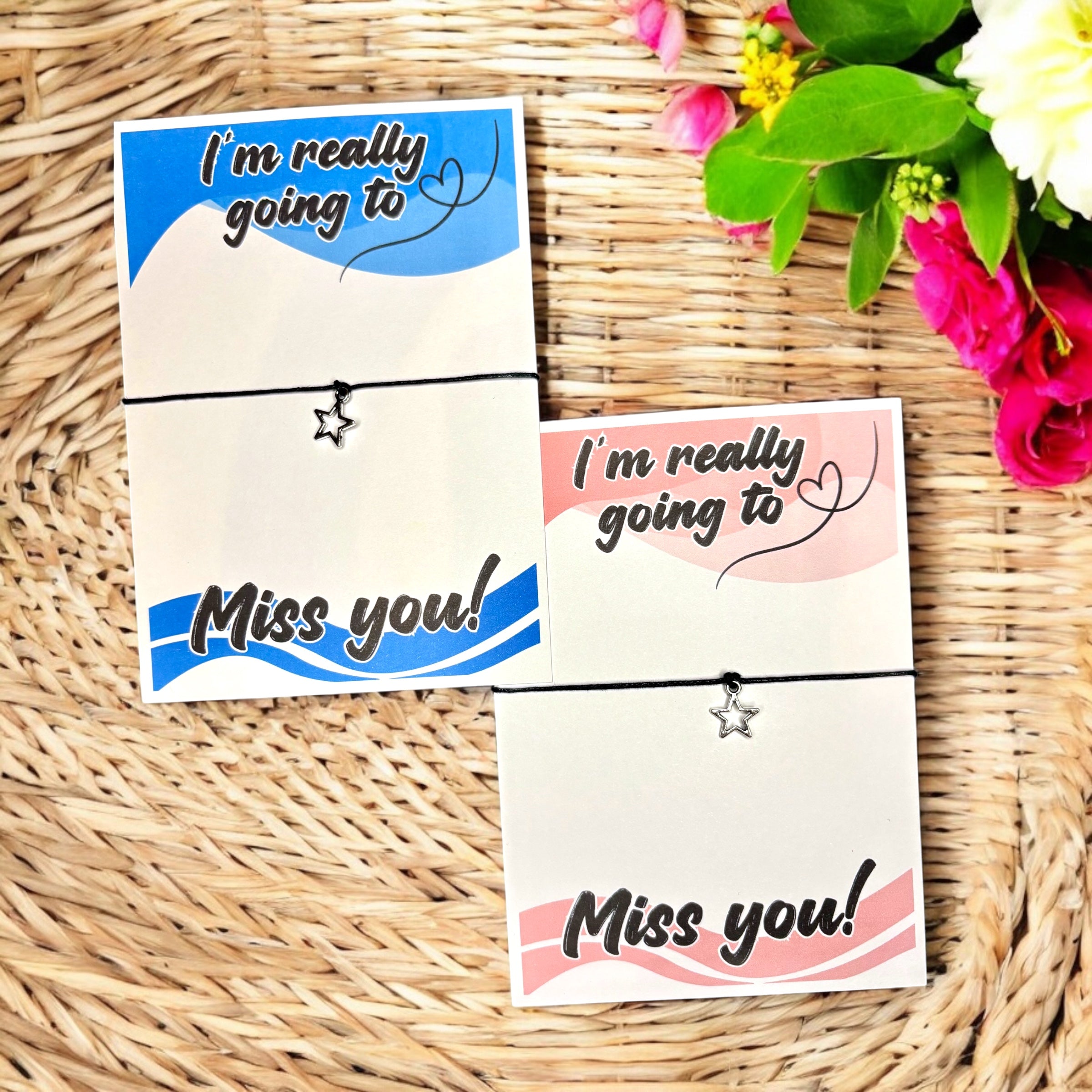 10 x 'I'm really going to miss you' Bracelets - A6