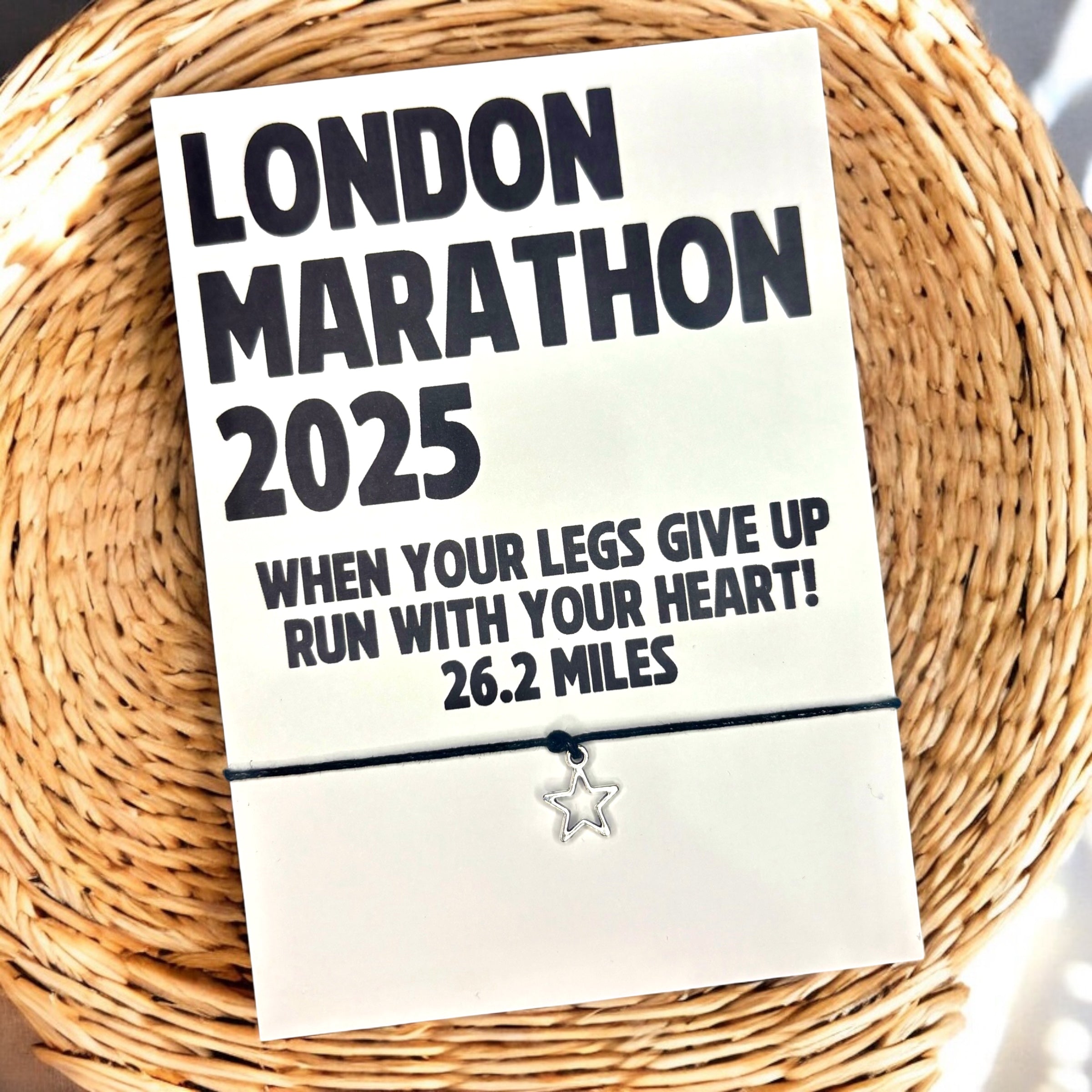 10 x 'London Marathon 2025' Bracelets - A6