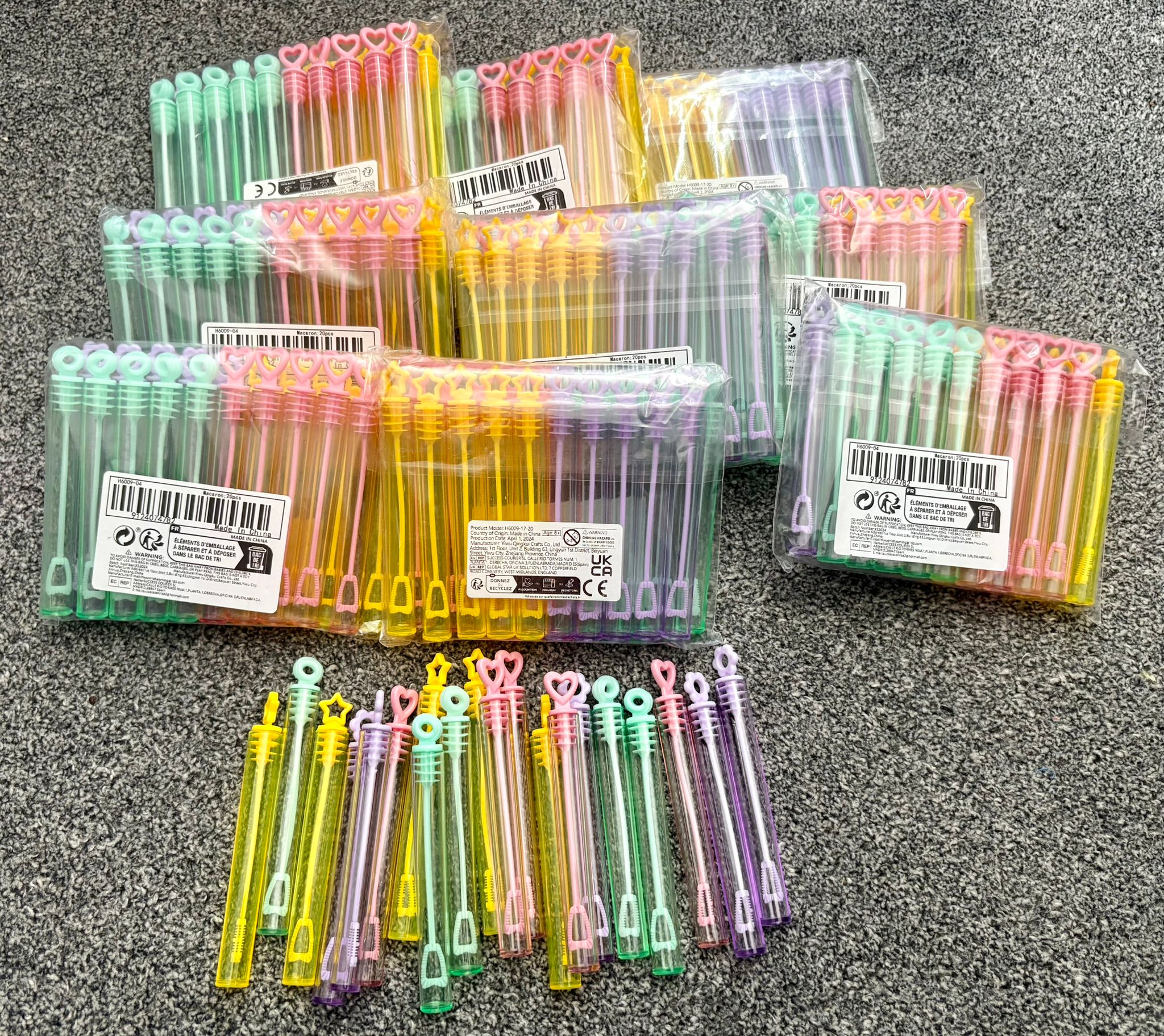 200 x Empty Bubble Wands
