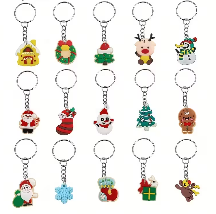 100 x Christmas Keyrings