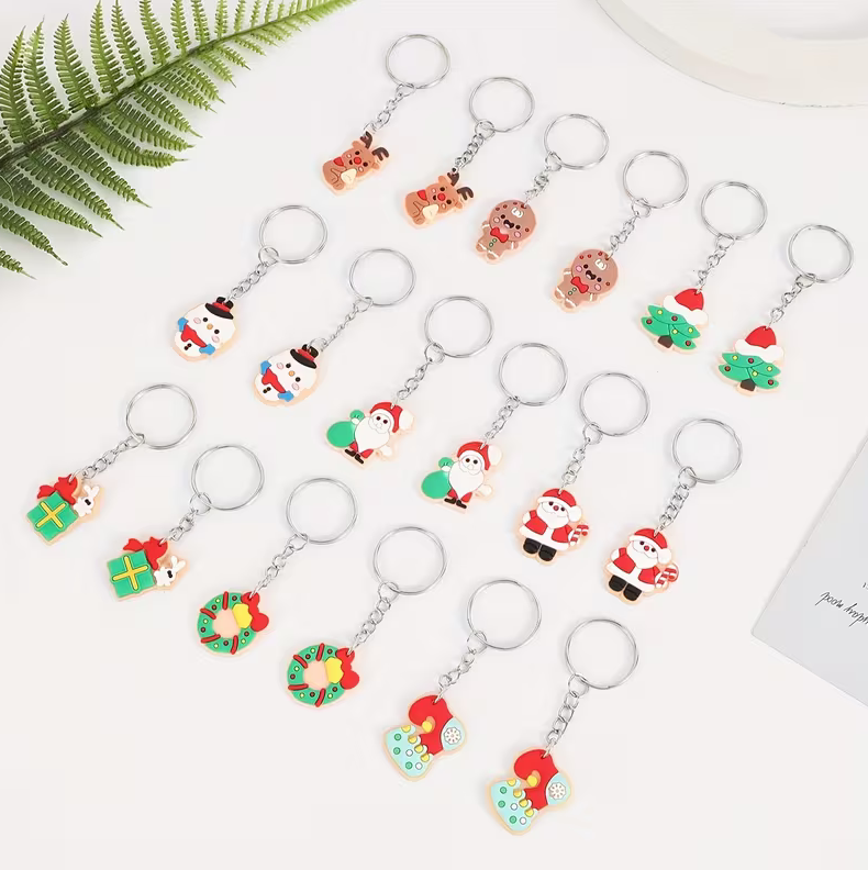 100 x Christmas Keyrings