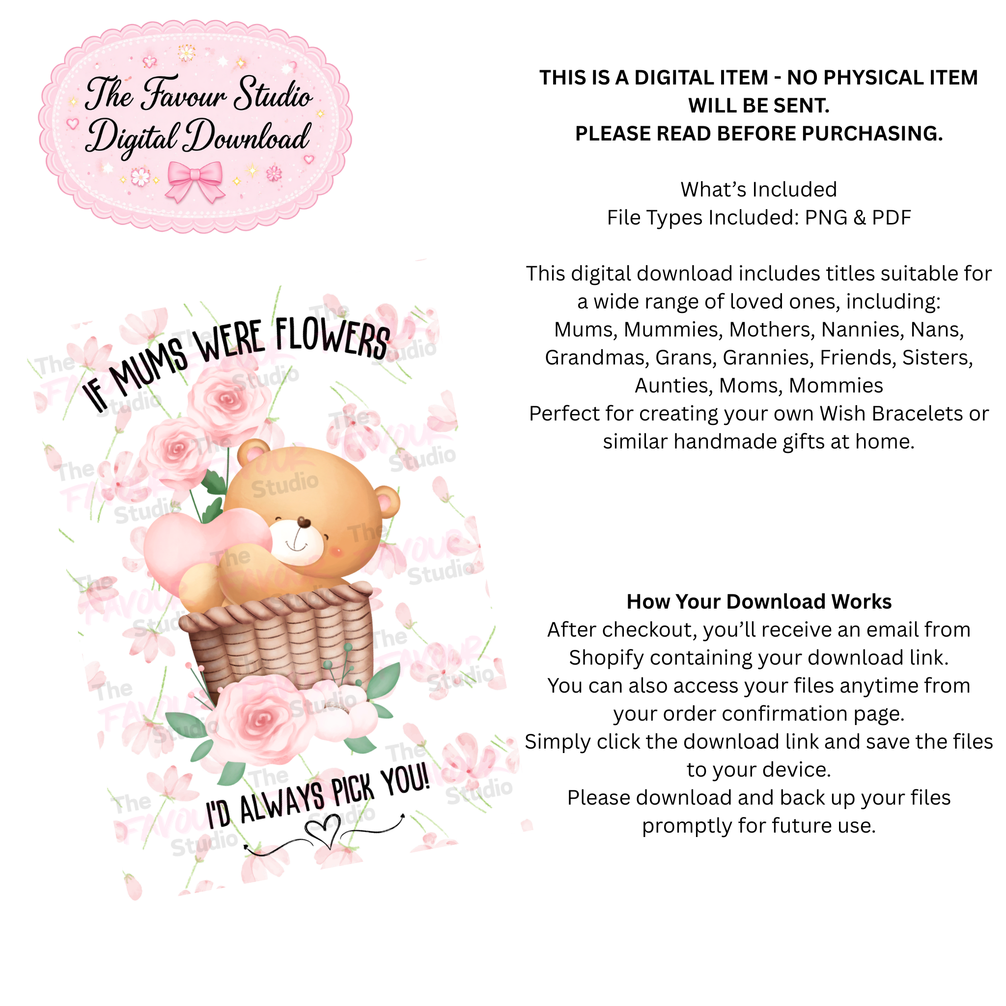 DIGITAL TFS - If Mums Were Flowers