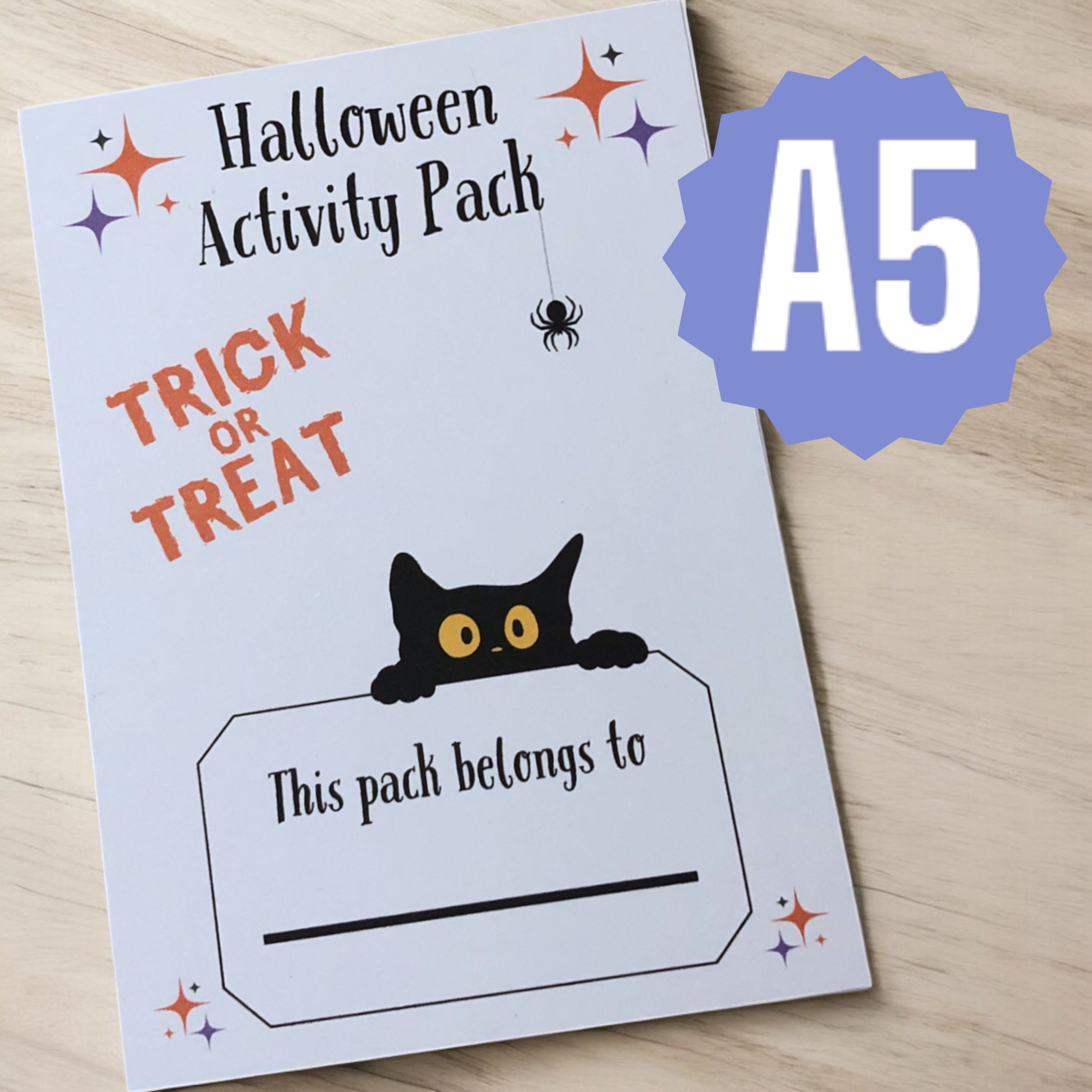 10 x A5 Halloween Activity Packs