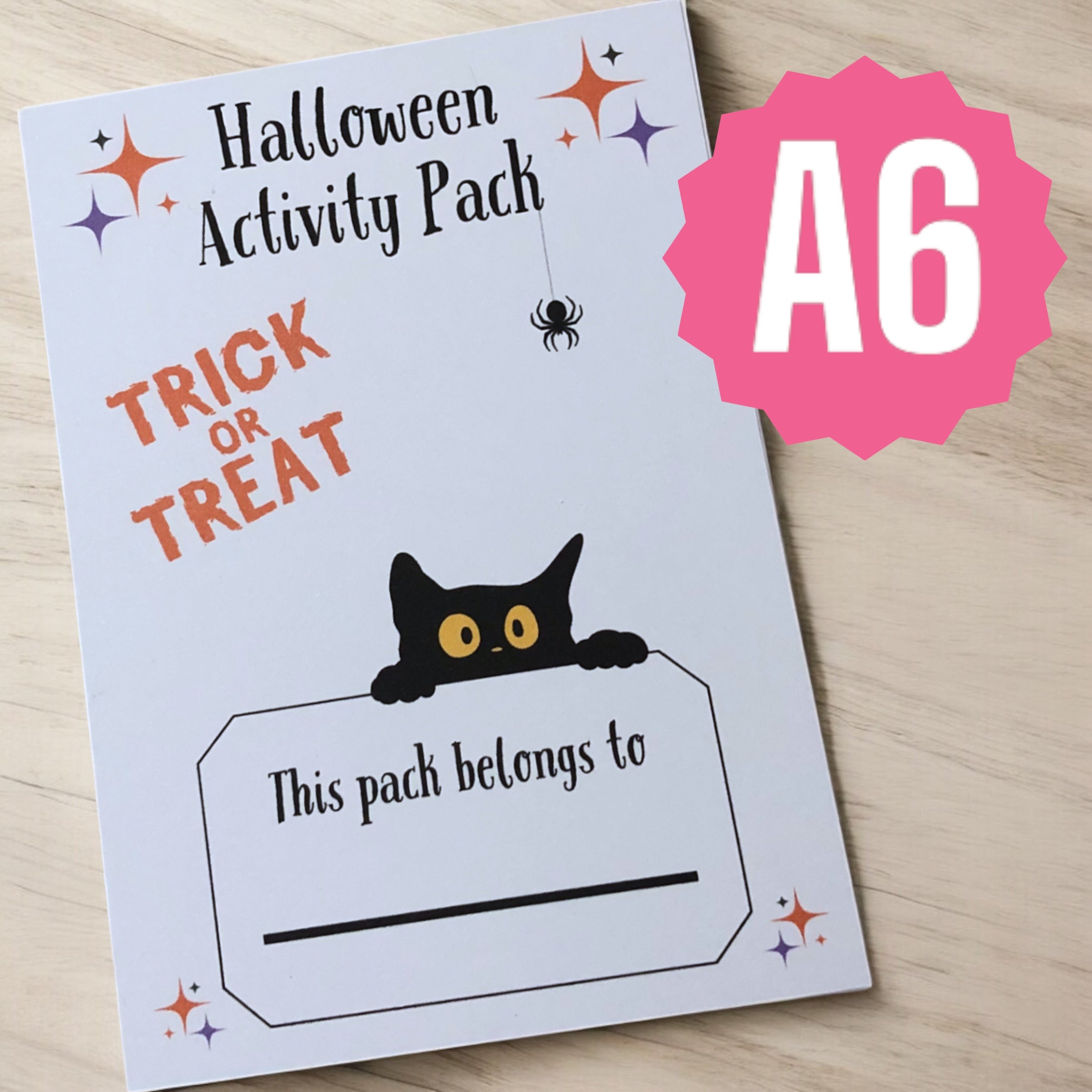 10 x A6 Halloween Activity Packs