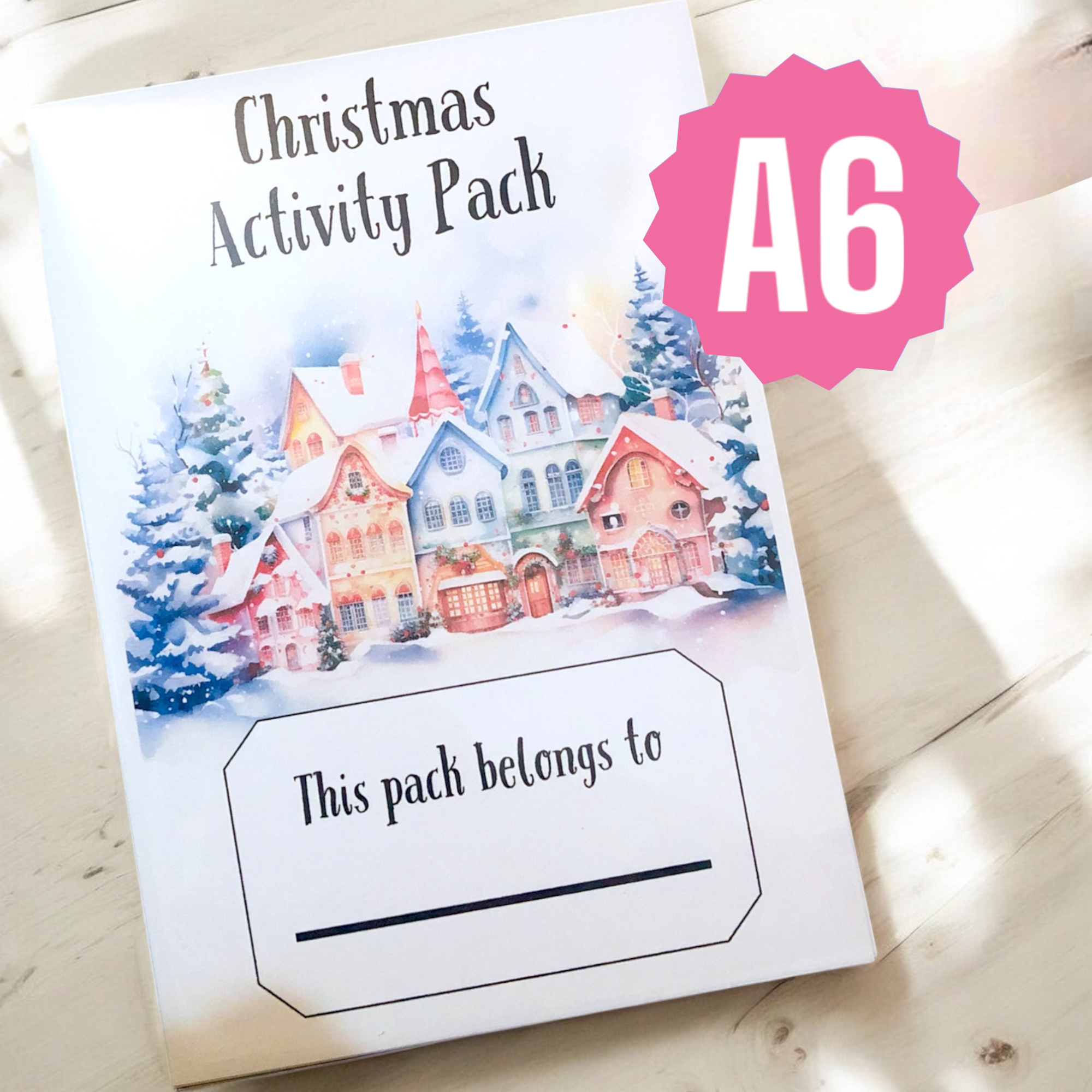 10 x A6 Christmas Activity Packs