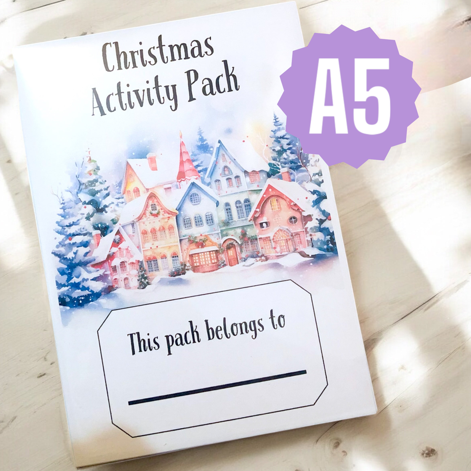 10 x A5 Christmas Activity Packs