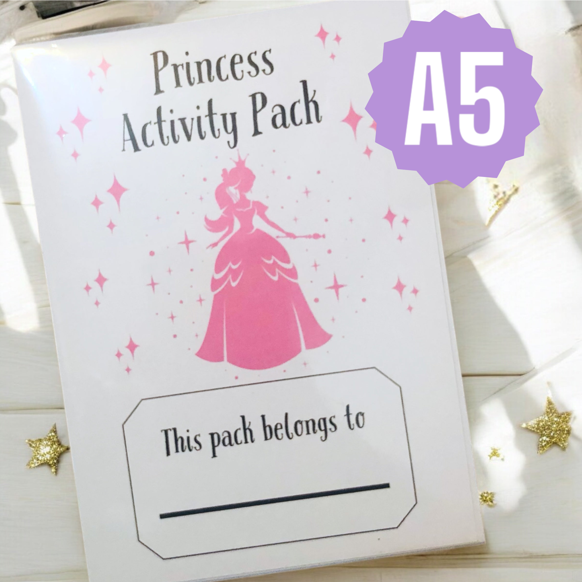 10 x A5 Princess Activity Packs