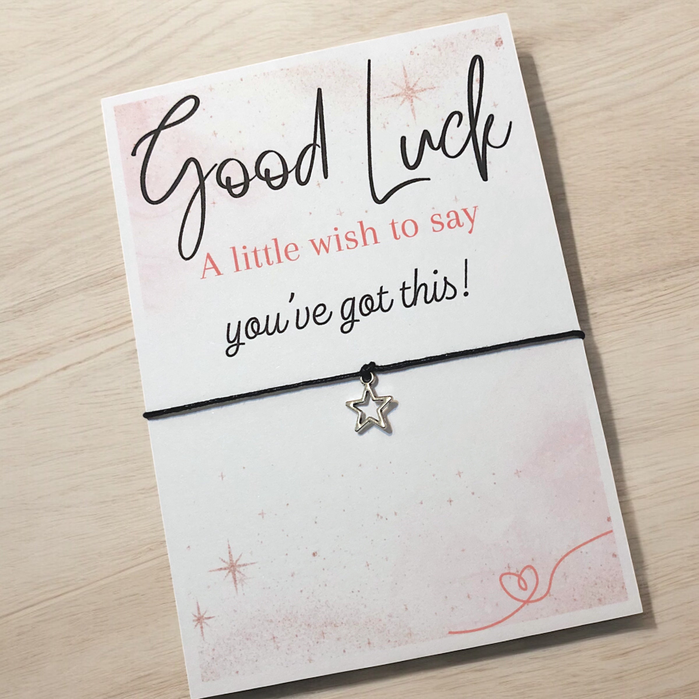 10 x Good Luck A Little wish Bracelets