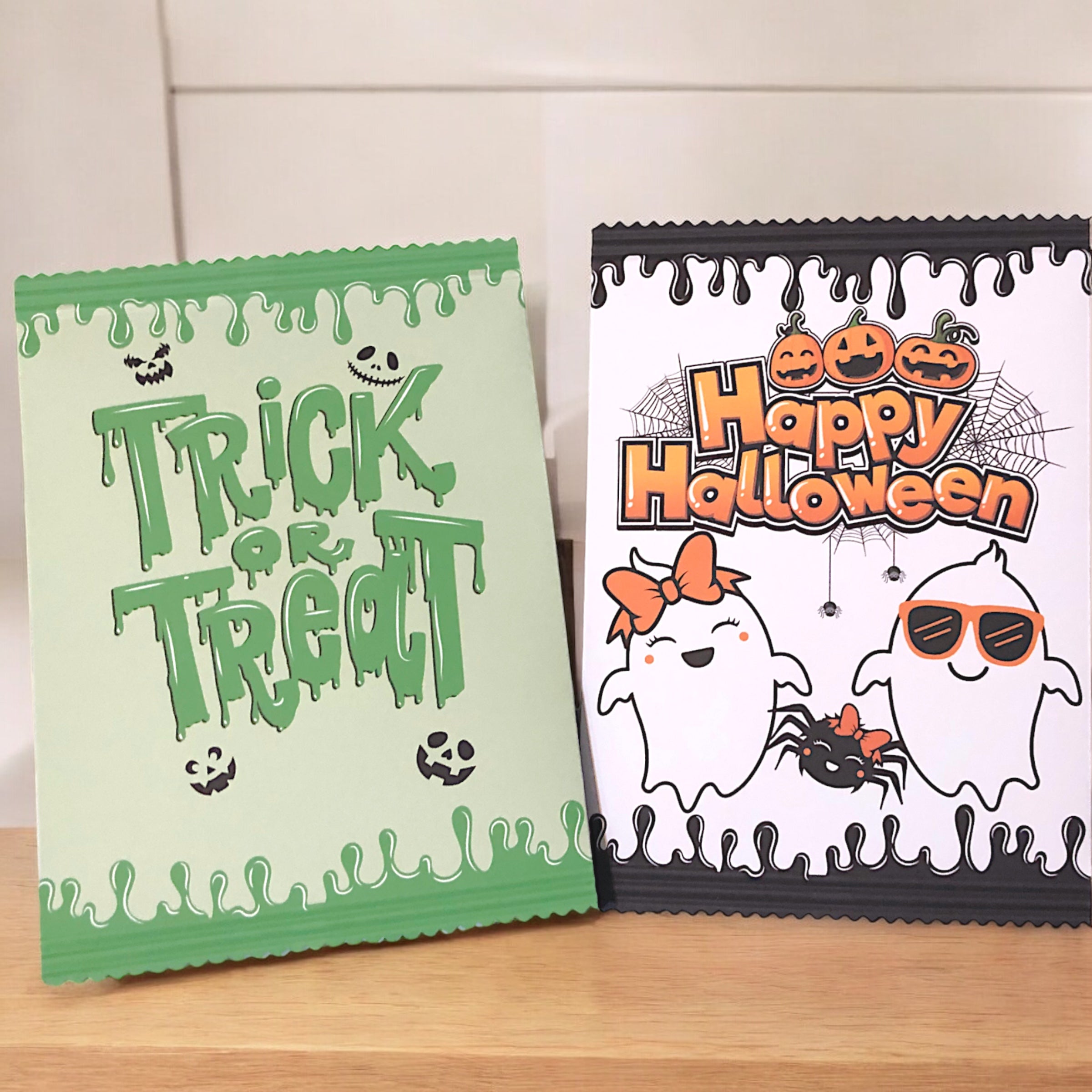 10 x Halloween Colouring Favour Packets (Empty & Unsealed)