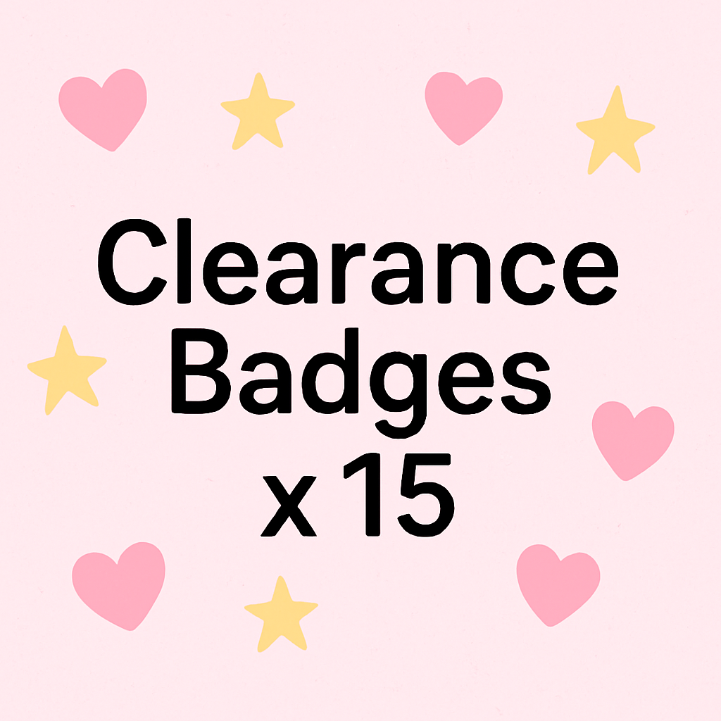 15 x Clearance Badges