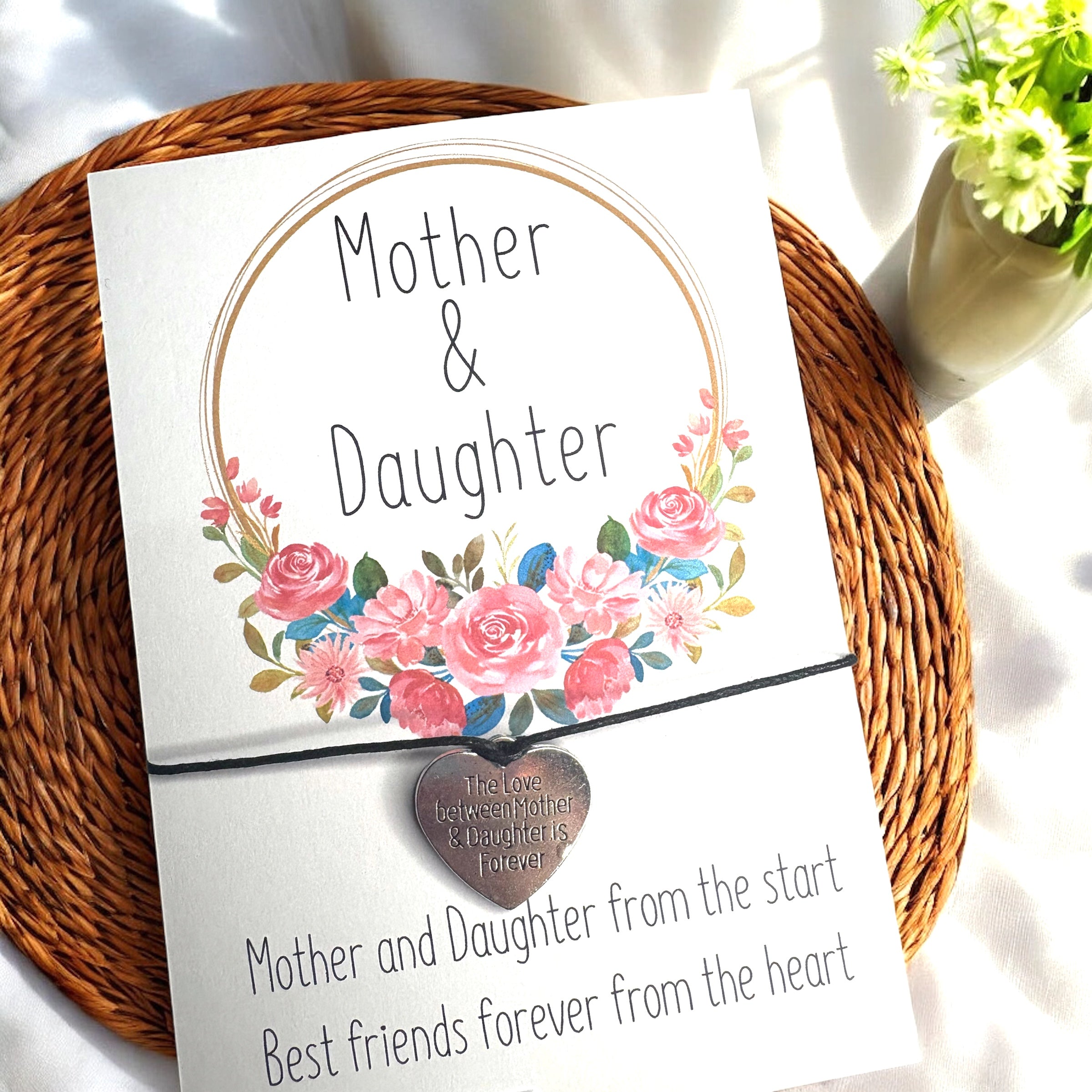 10 x Mother & Daughter Card and Bracelet