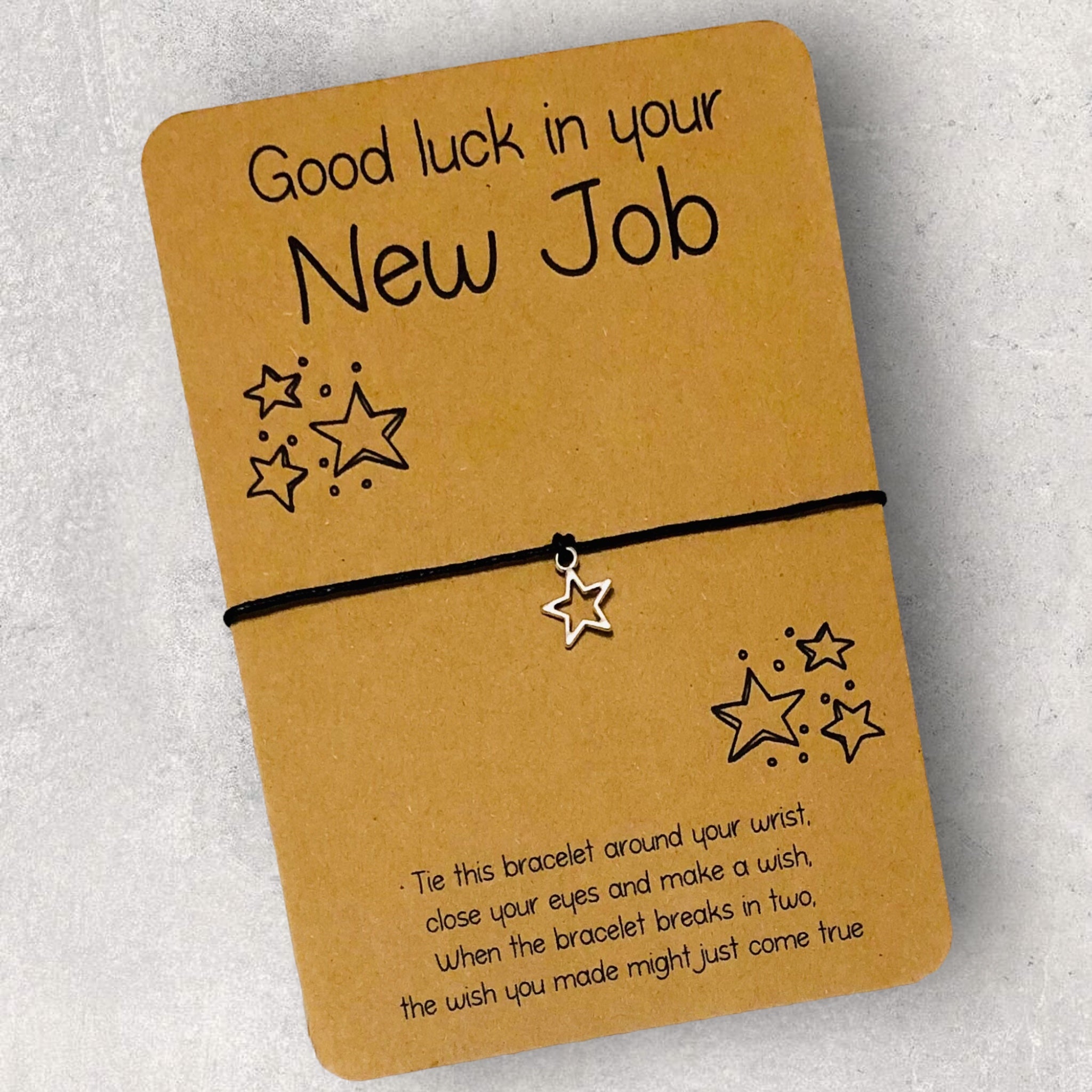 10 x 'Good luck in your New Job' Bracelets