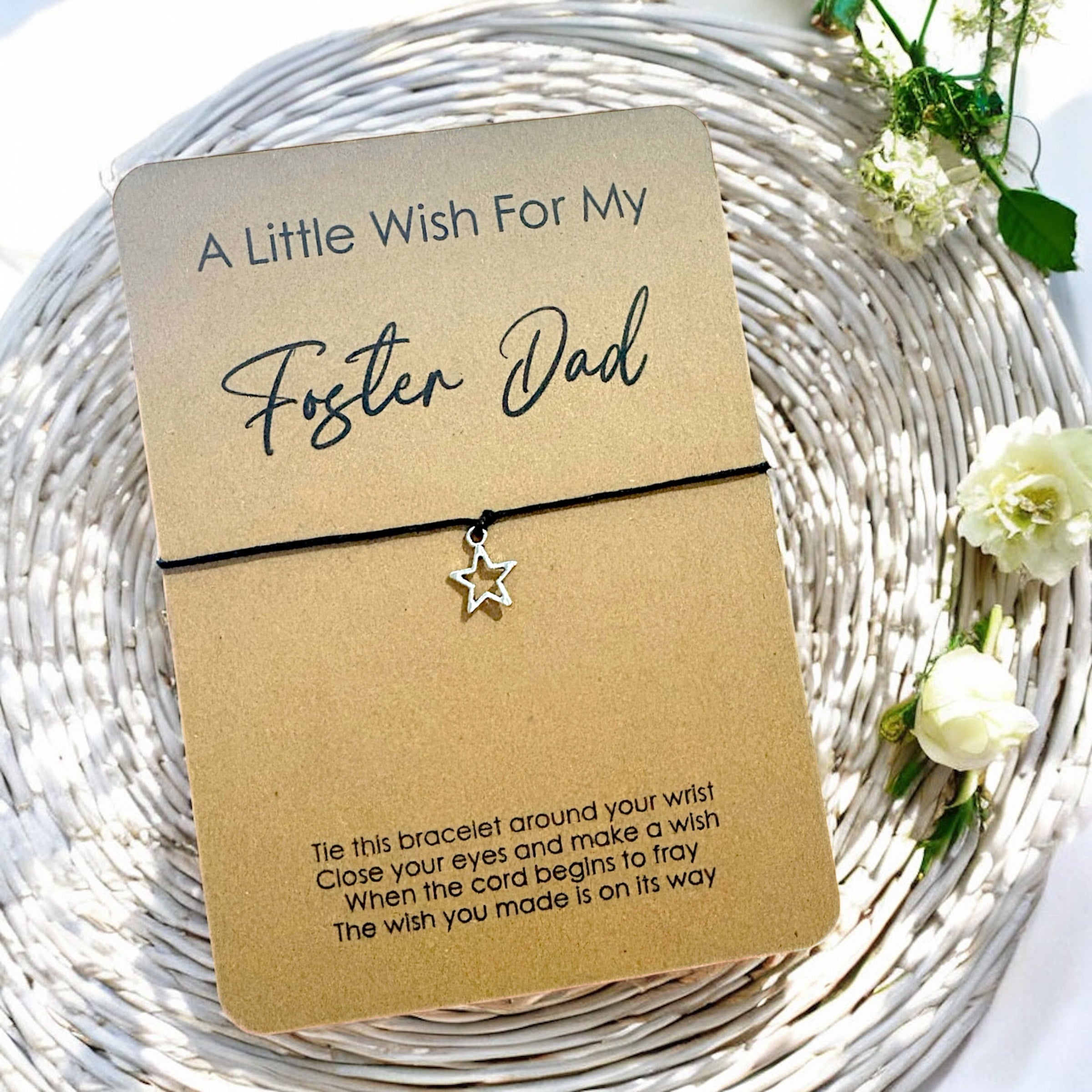 5 x 'For Him' - 'A Little Wish For' Bracelets - A6