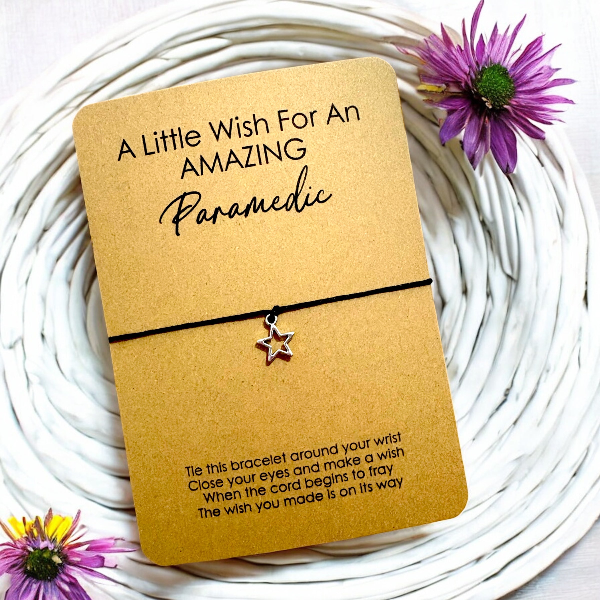 5 x Job Title - 'A Little Wish For My' Bracelets - A6