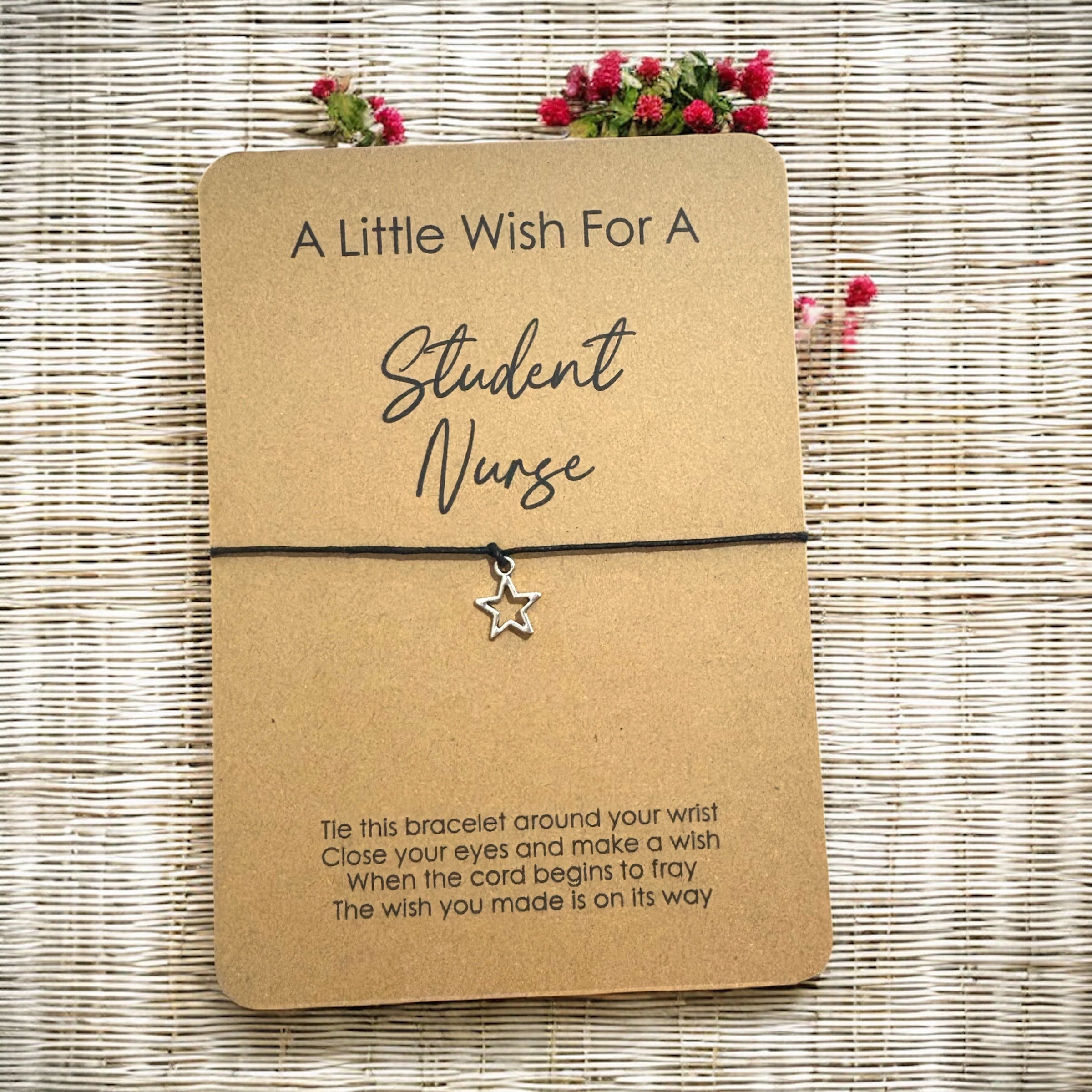 5 x Job Title - 'A Little Wish For My' Bracelets - A6
