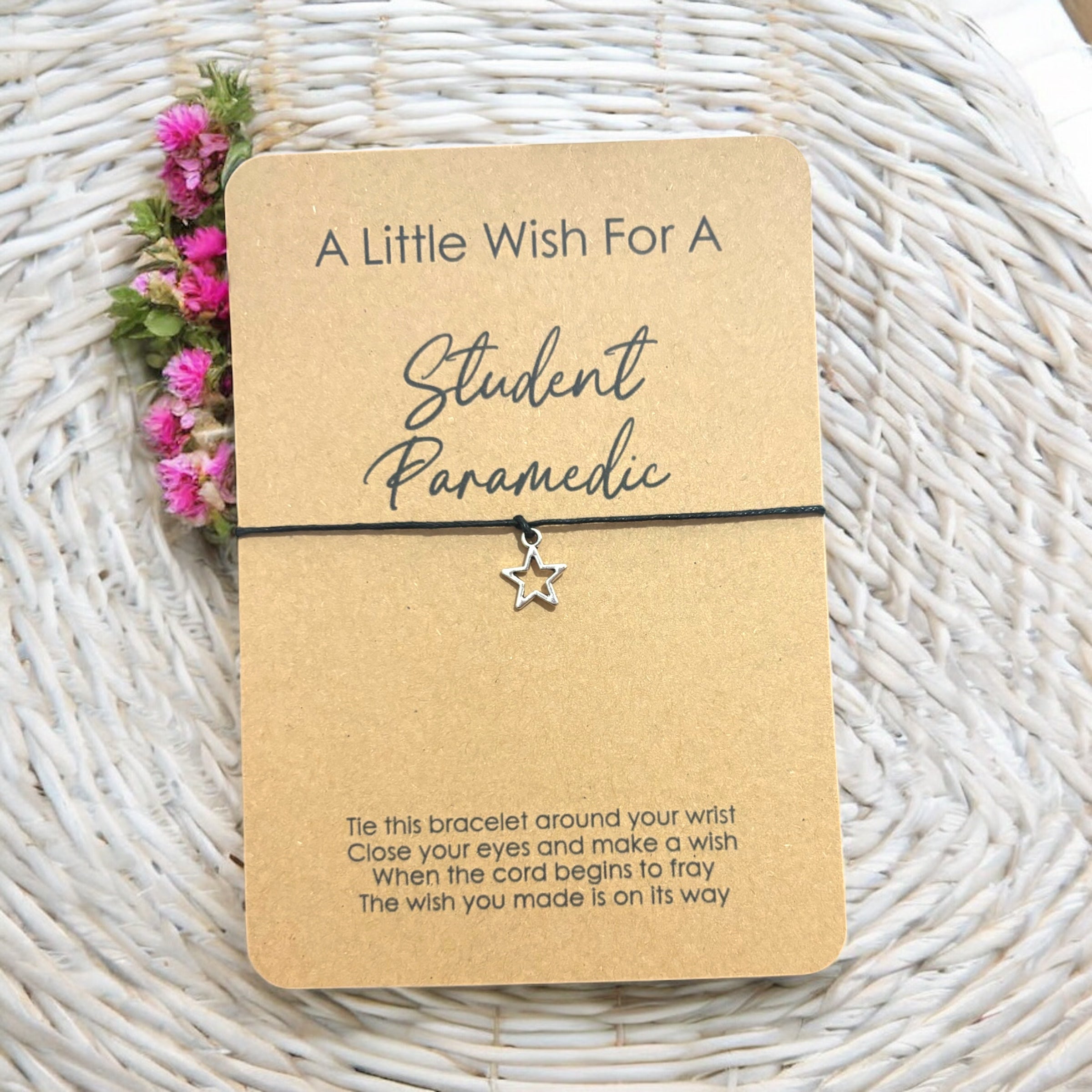 5 x Job Title - 'A Little Wish For My' Bracelets - A6