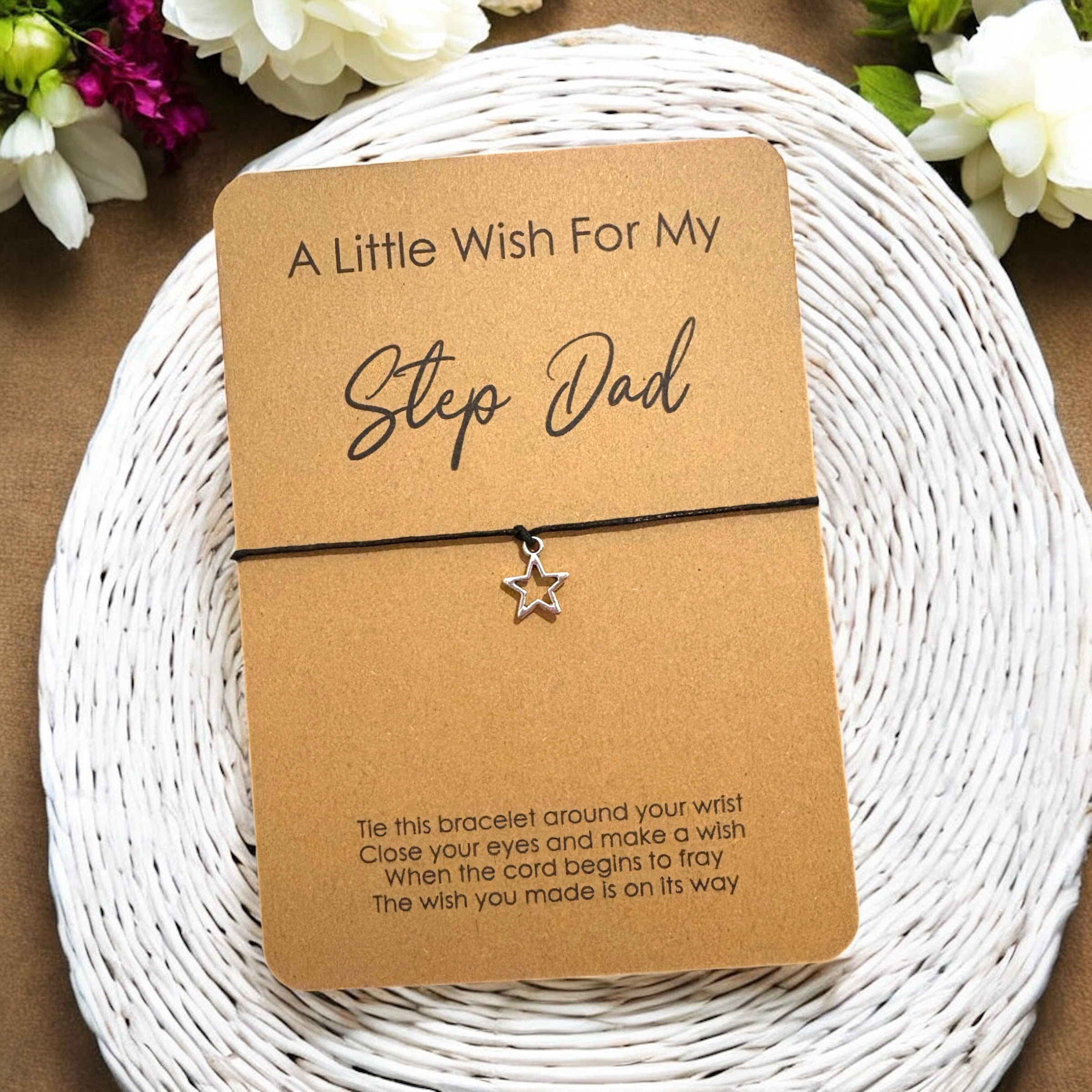 5 x 'For Him' - 'A Little Wish For' Bracelets - A6