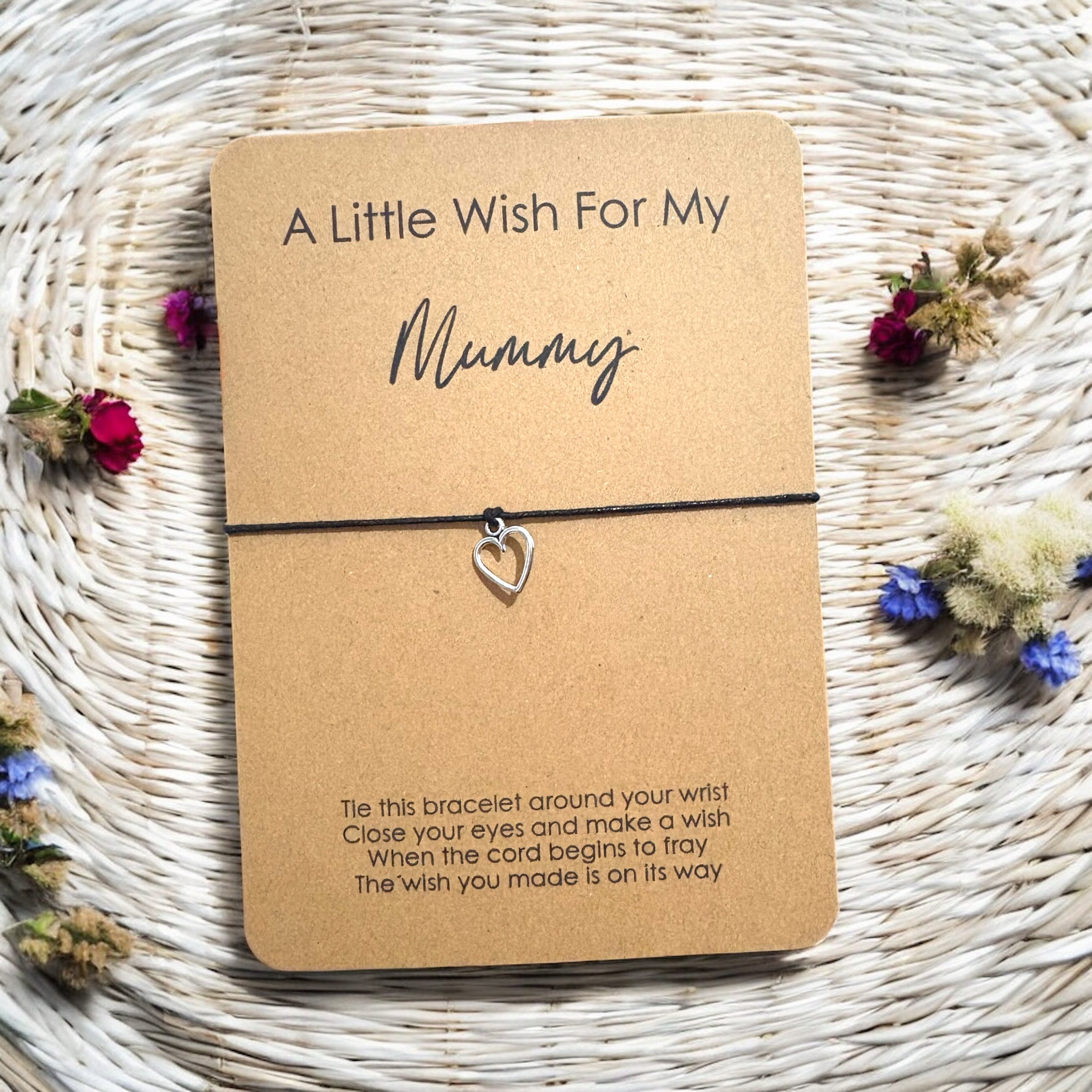 5 x 'For Her' A Little Wish For' Bracelets - A6