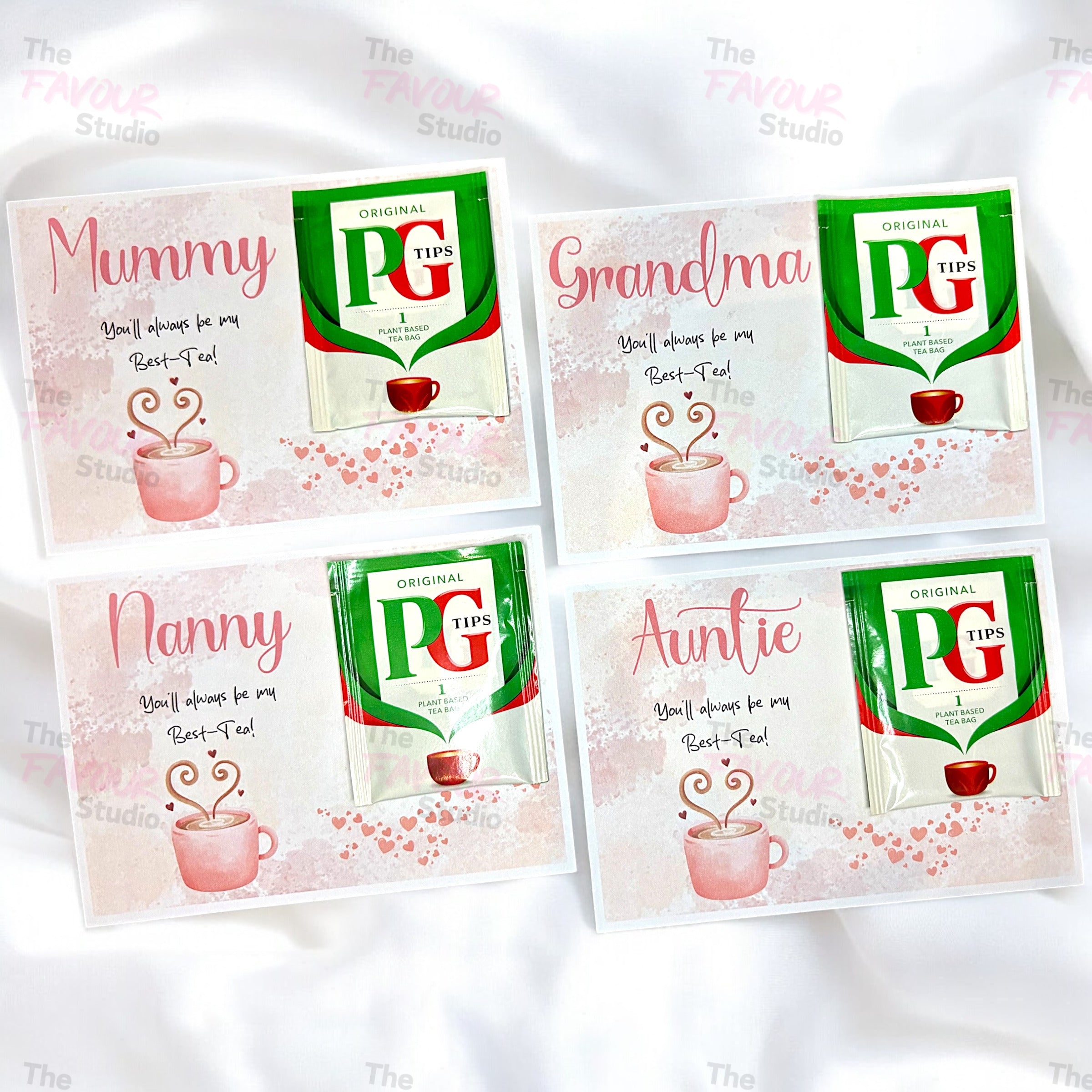 10 x Mum, Nan, Mummy, etc Best TEA - A6