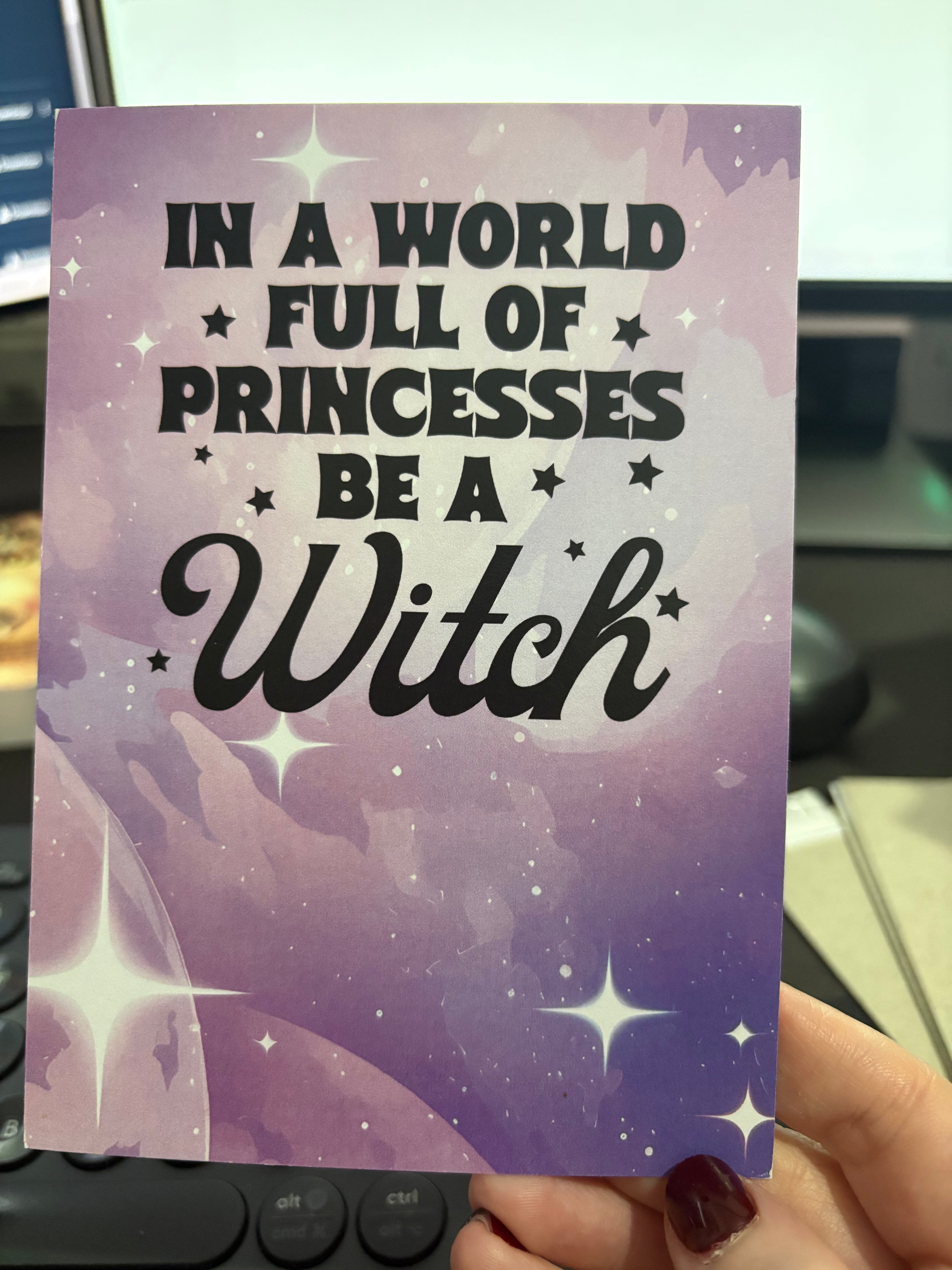 A6 World Full of Princesses - BACKING CARD ONLY