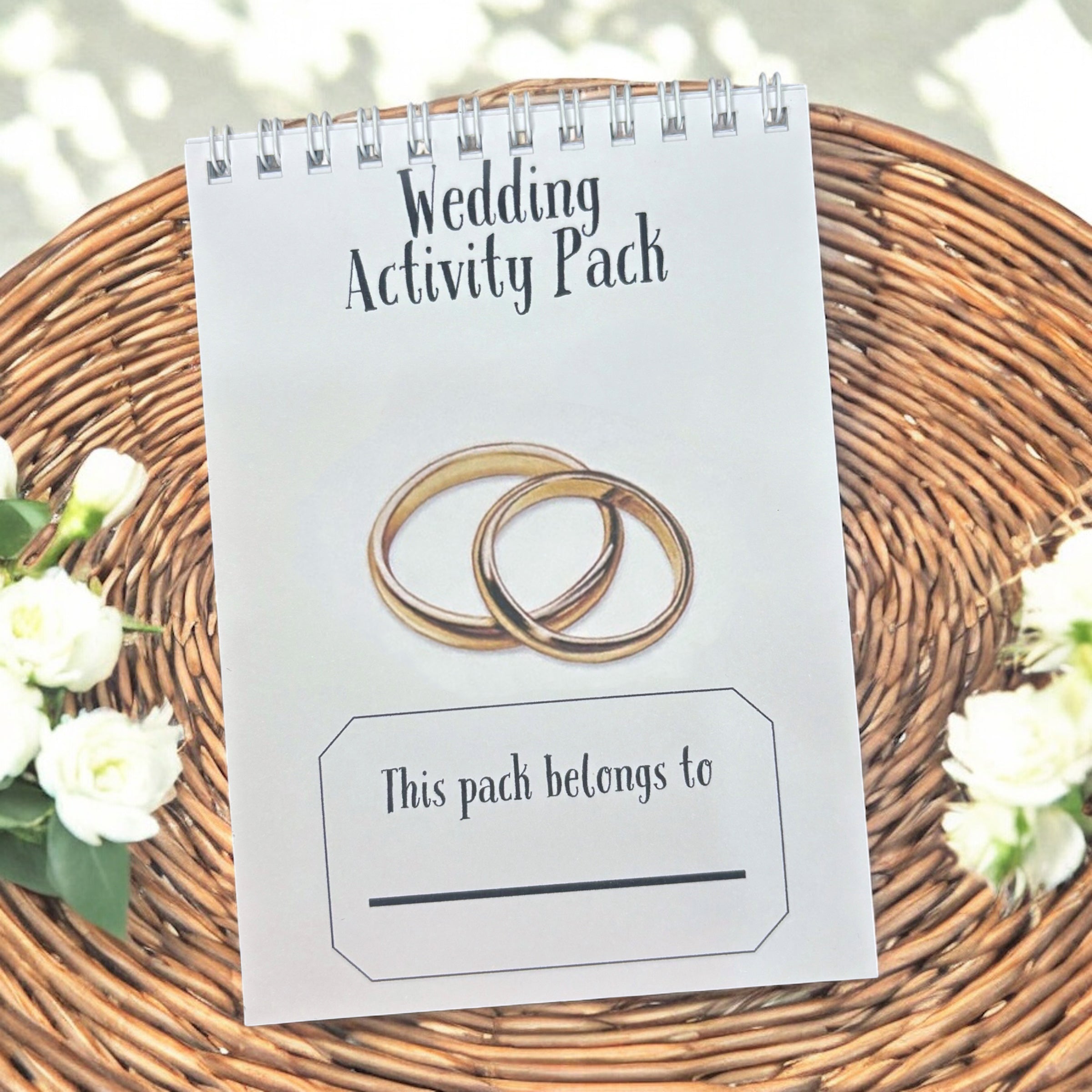 10 x A6 Wedding Activity Pack (Binded)