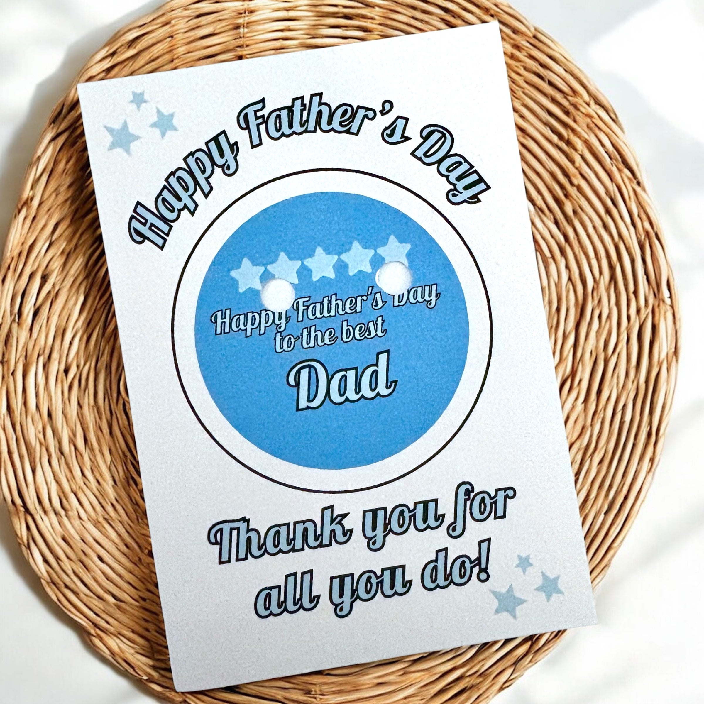 5 x Happy Father's Day Badges