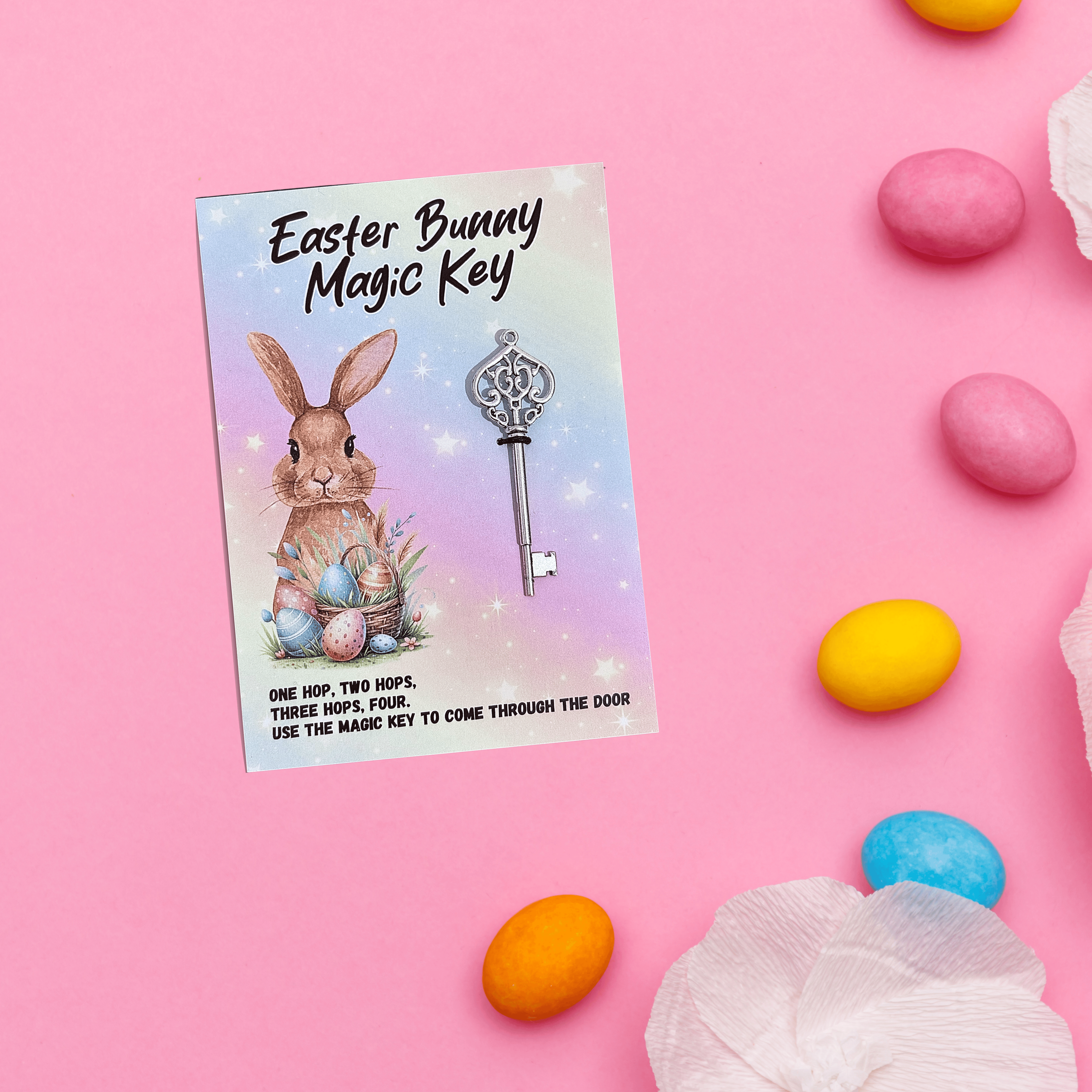 10 x Easter Bunny Magic Key - A6